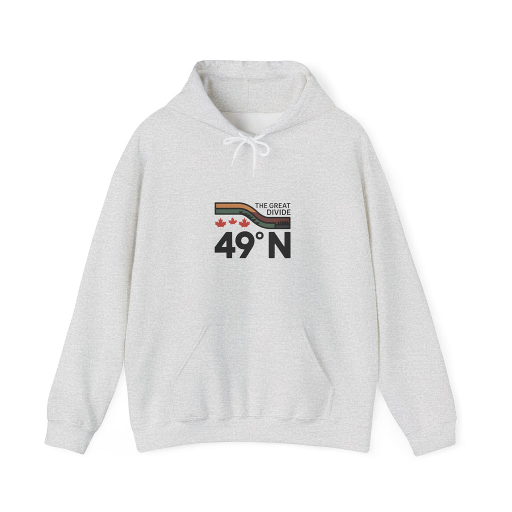 49N The Great Divide Hoodie — Canada Border Latitude Pullover