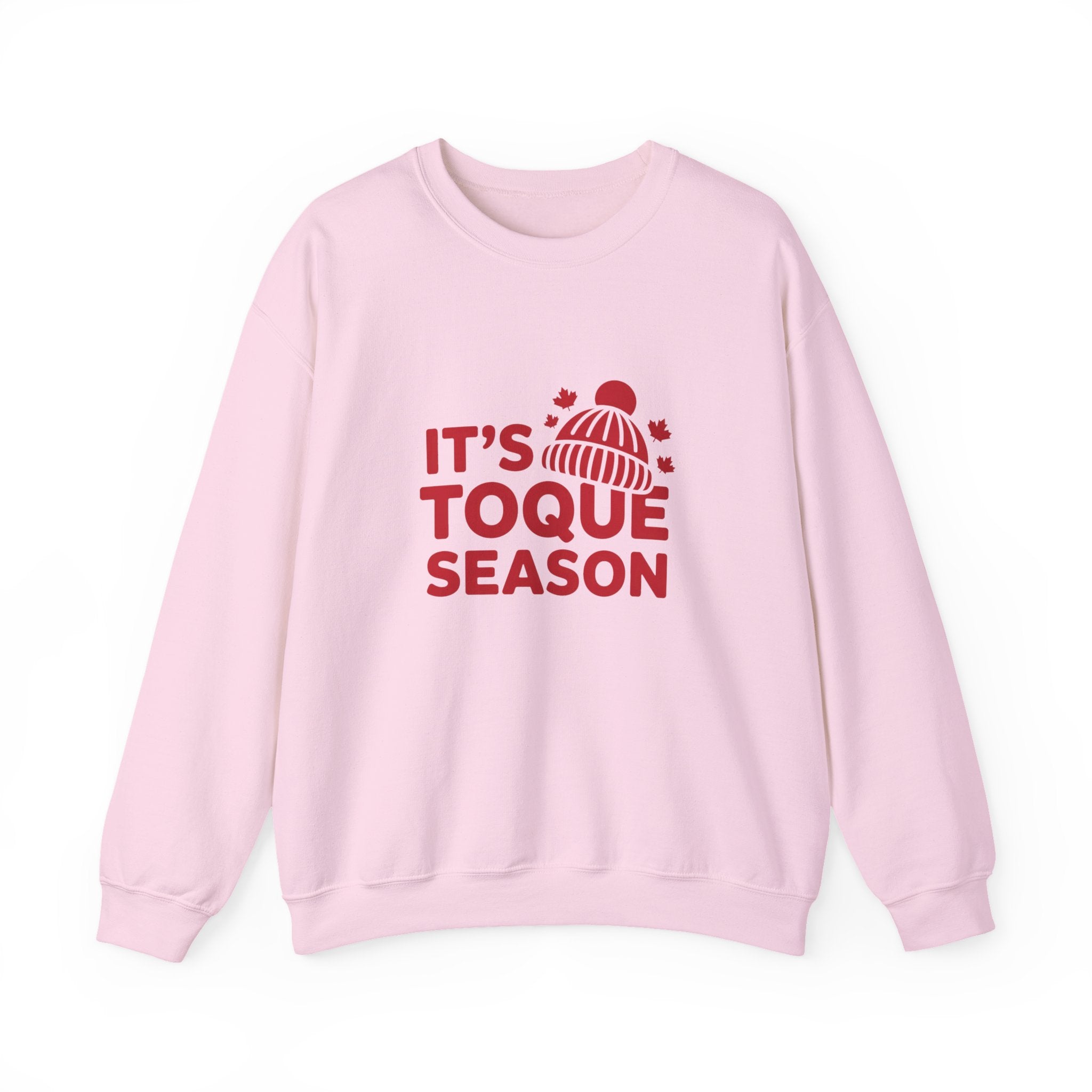 "It's Toque Season" Cozy Winter Crewneck Sweatshirt