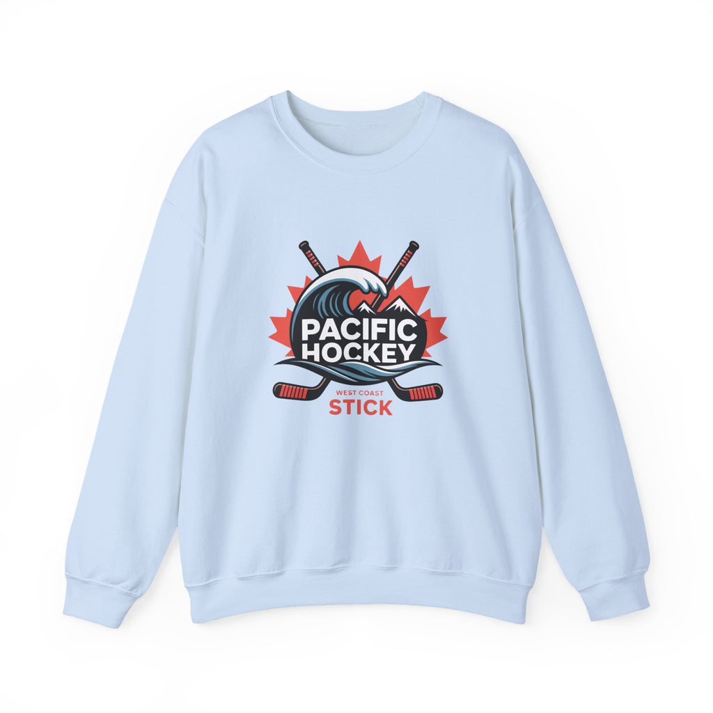 Pacific Hockey Crewneck Sweatshirt – Vintage Hockey Logo Pullover