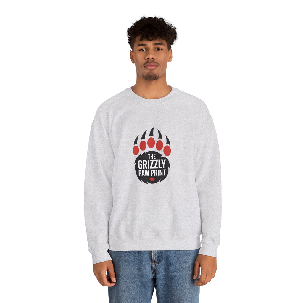 The Grizzly Paw Print Logo Crewneck - Sweatshirt