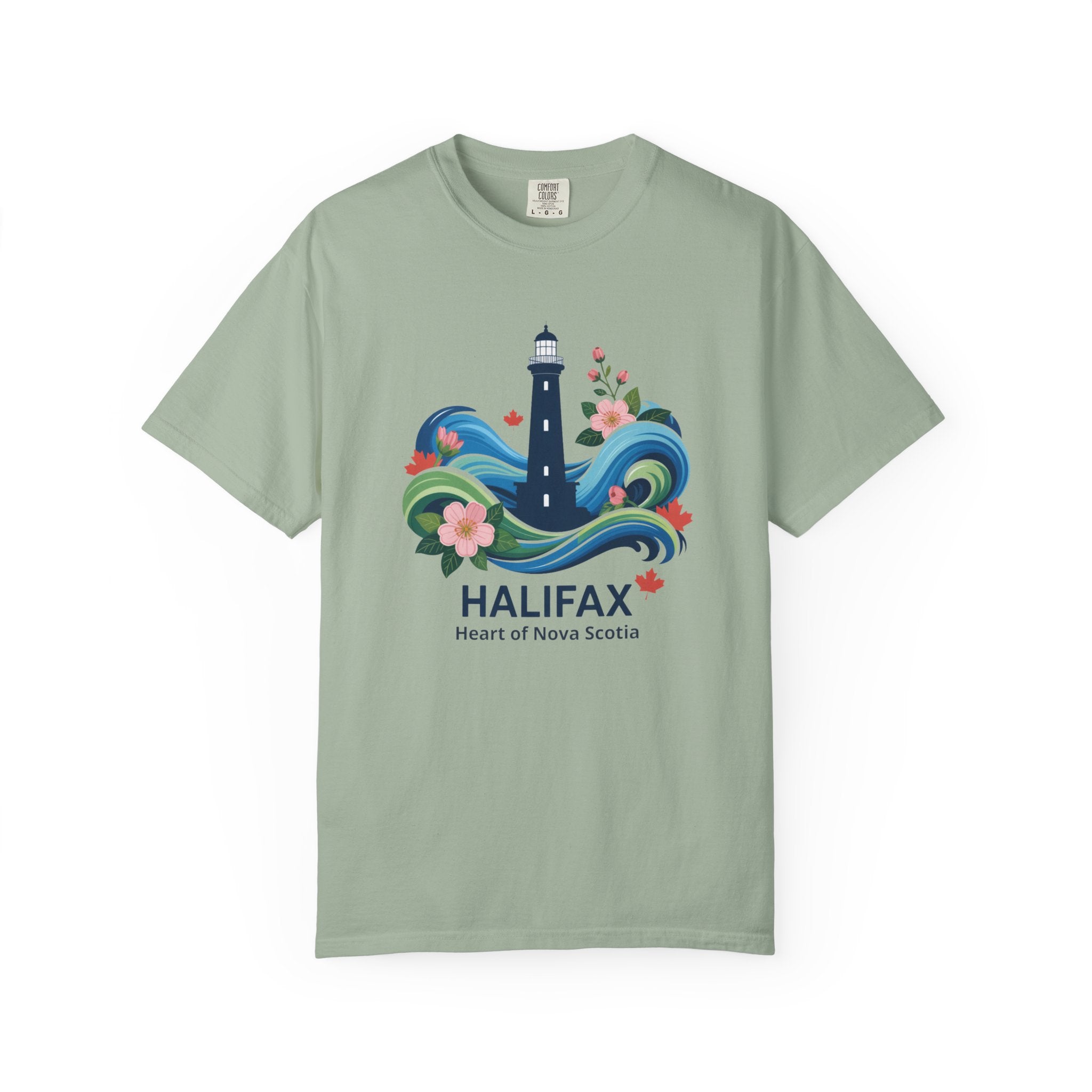 Halifax Lighthouse Graphic T-Shirt — Coastal Nova Scotia Souvenir