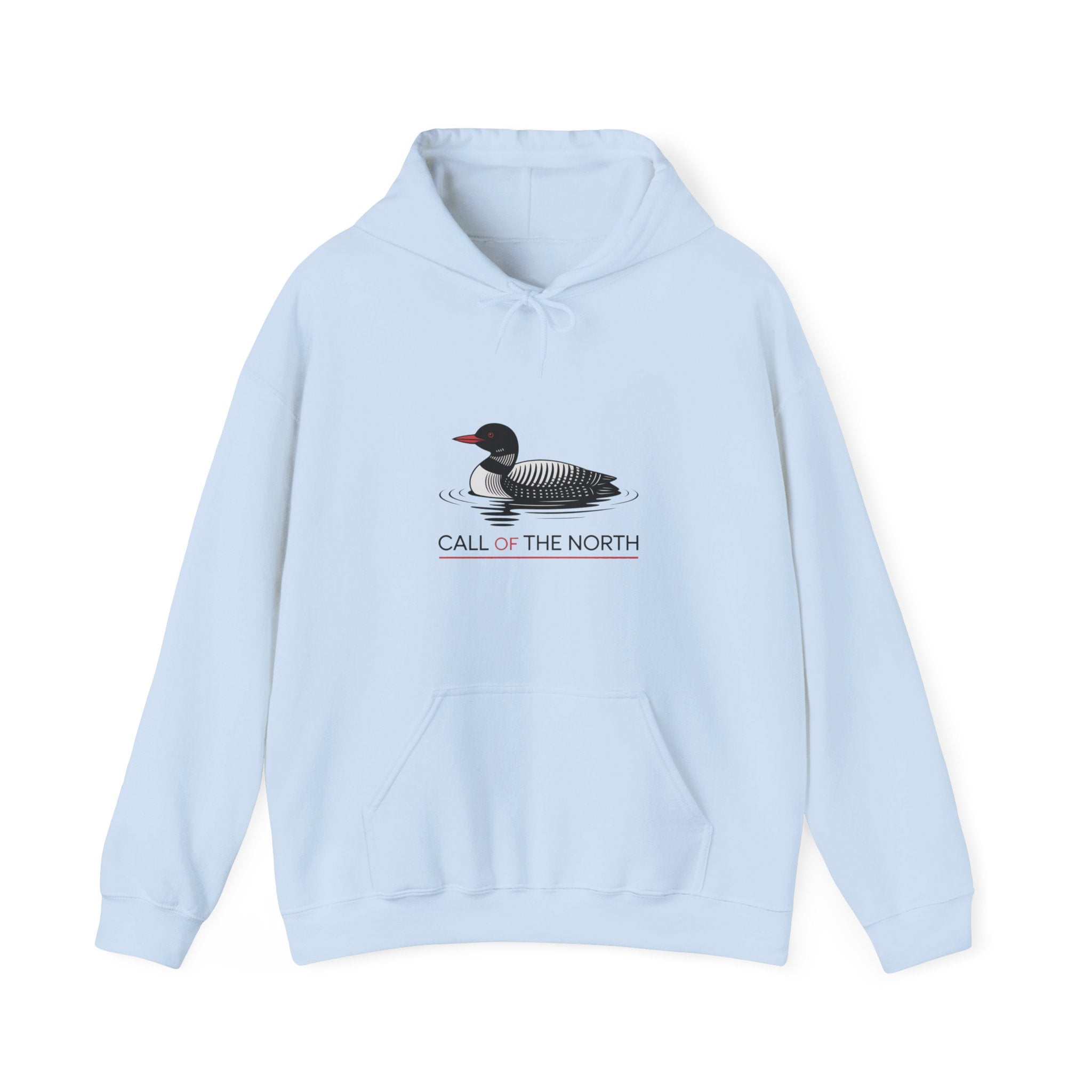 Loon Graphic Hoodie — "Call of the North" Nature Pullover