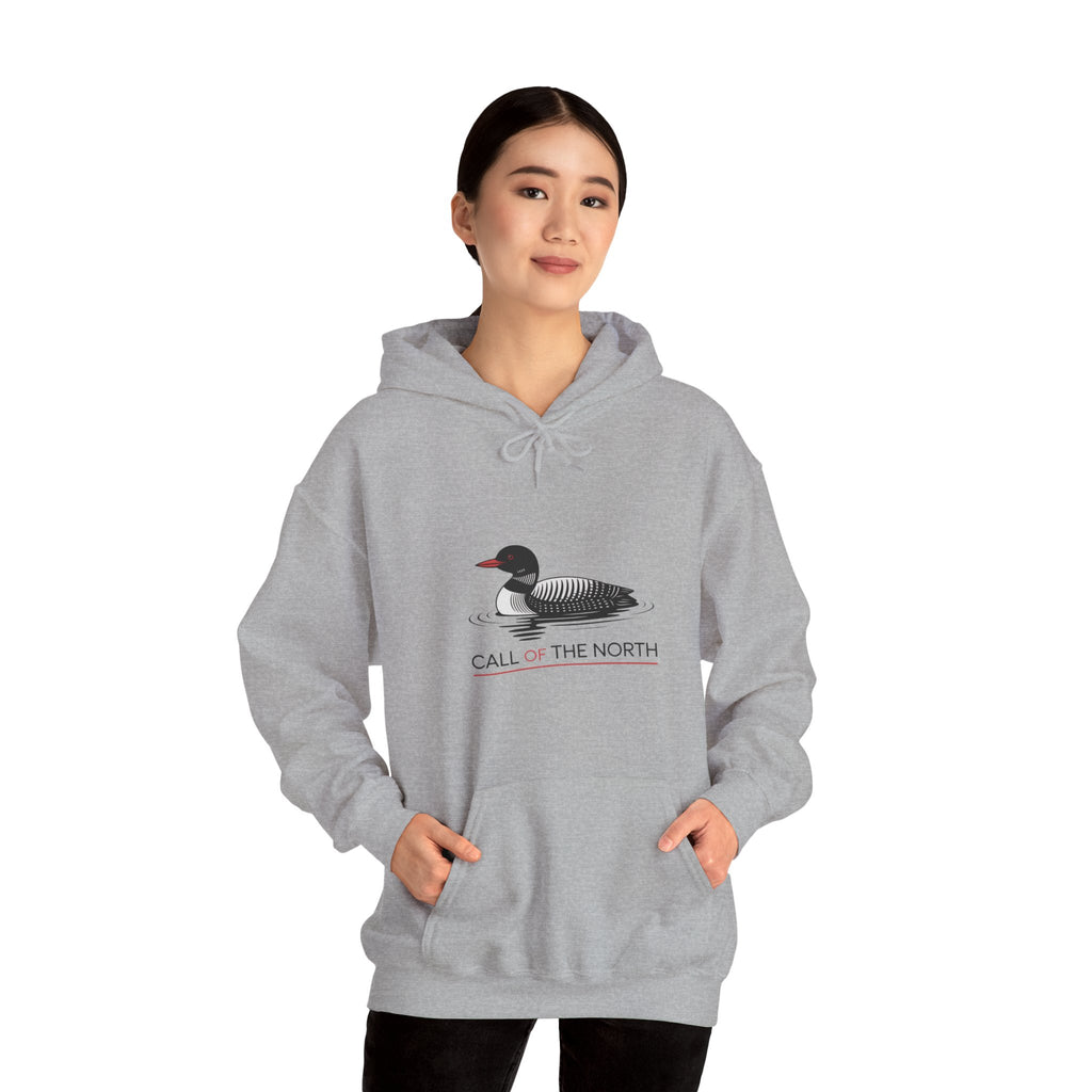 Loon Graphic Hoodie — "Call of the North" Nature Pullover