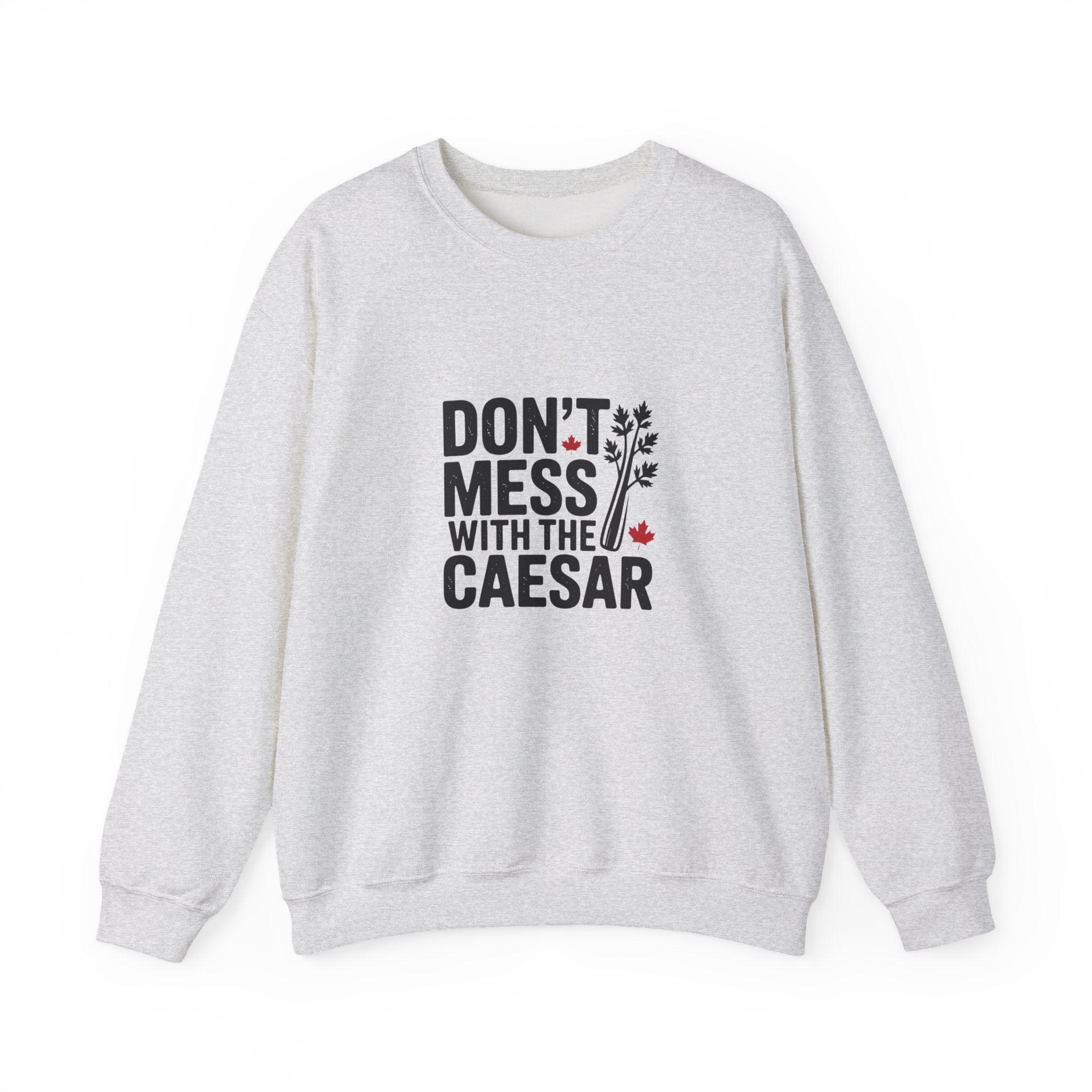 "Don't Mess with the Caesar" Roman Laurel Graphic Crewneck Sweatshirt