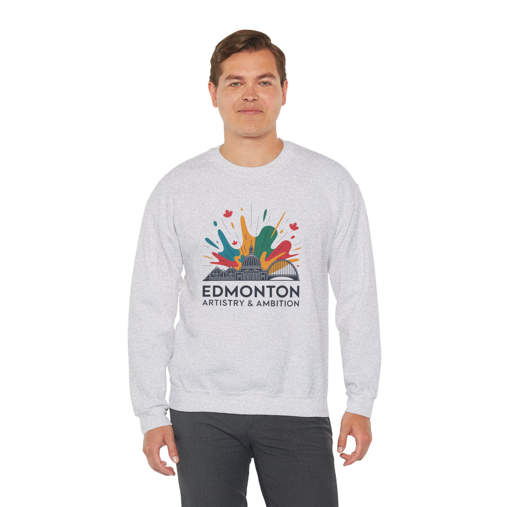 Edmonton Artistry & Ambition Crewneck Sweatshirt — City Arts Graphic Pullover