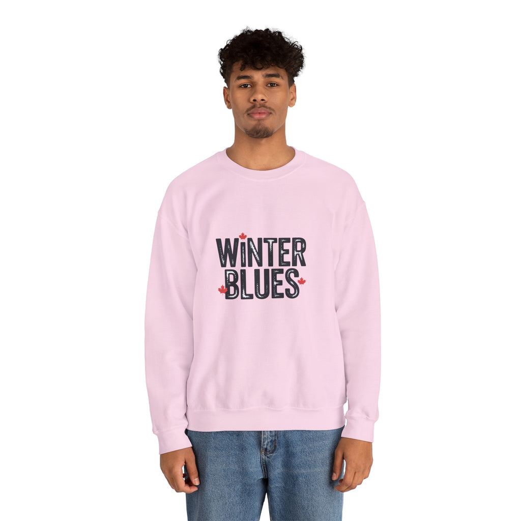 Winter Blues Sweatshirt — Cozy Seasonal Crewneck with Playful Text