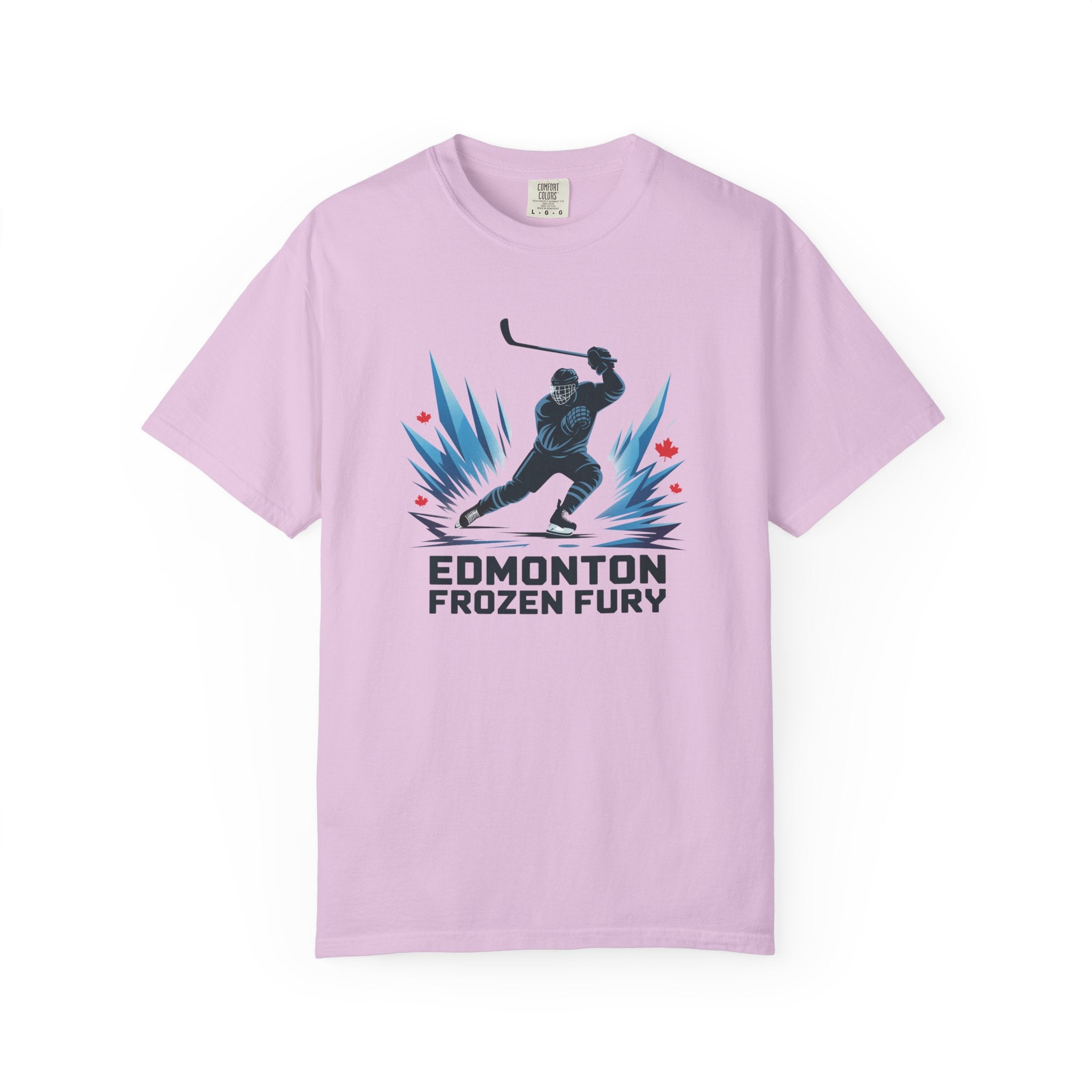 Edmonton Frozen Fury Hockey T-Shirt — Men's Ice Hockey Graphic Tee