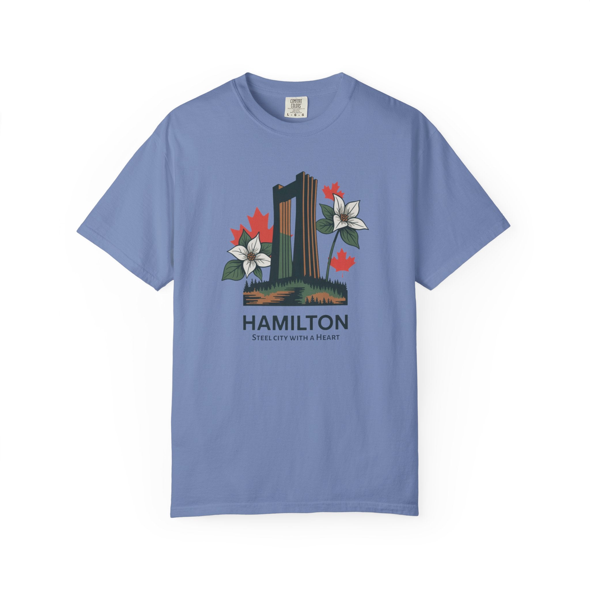 Hamilton Landmark Tee — 'Steel City with a Heart' Graphic T-Shirt