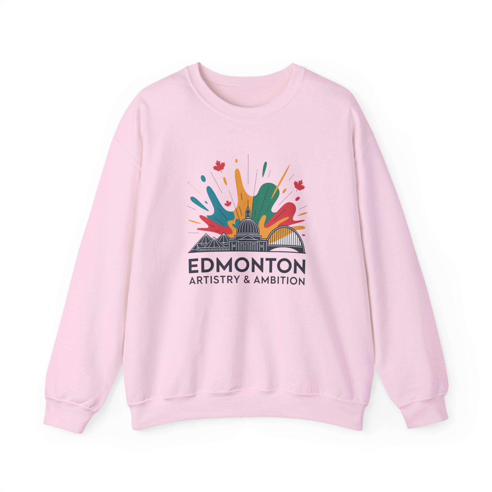 Edmonton Artistry & Ambition Crewneck Sweatshirt — City Arts Graphic Pullover