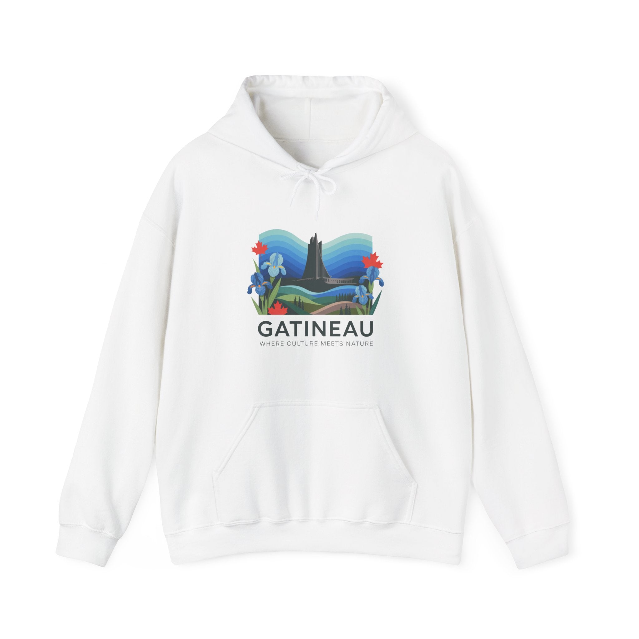 Gatineau Scenic Hoodie — Nature Park Landscape Graphic Sweatshirt