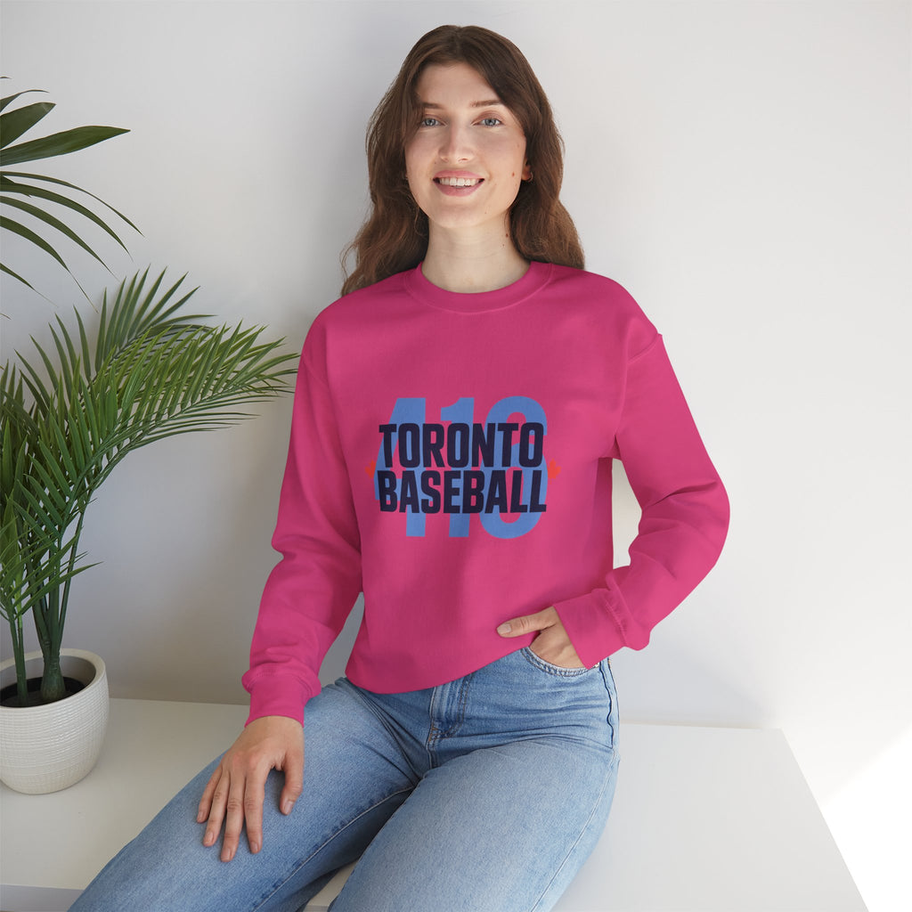 Toronto Baseball 416 Sweatshirt – Retro Toronto Blue Crewneck