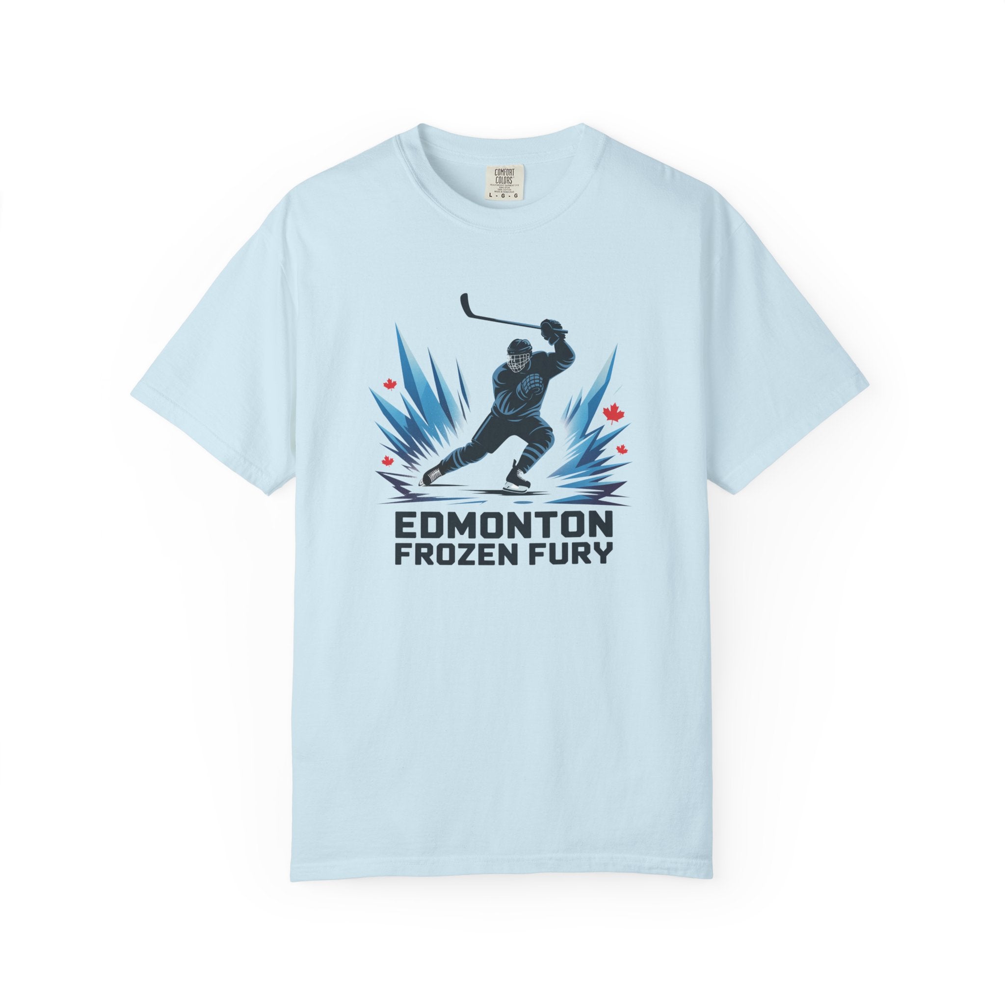 Edmonton Frozen Fury Hockey T-Shirt — Men's Ice Hockey Graphic Tee