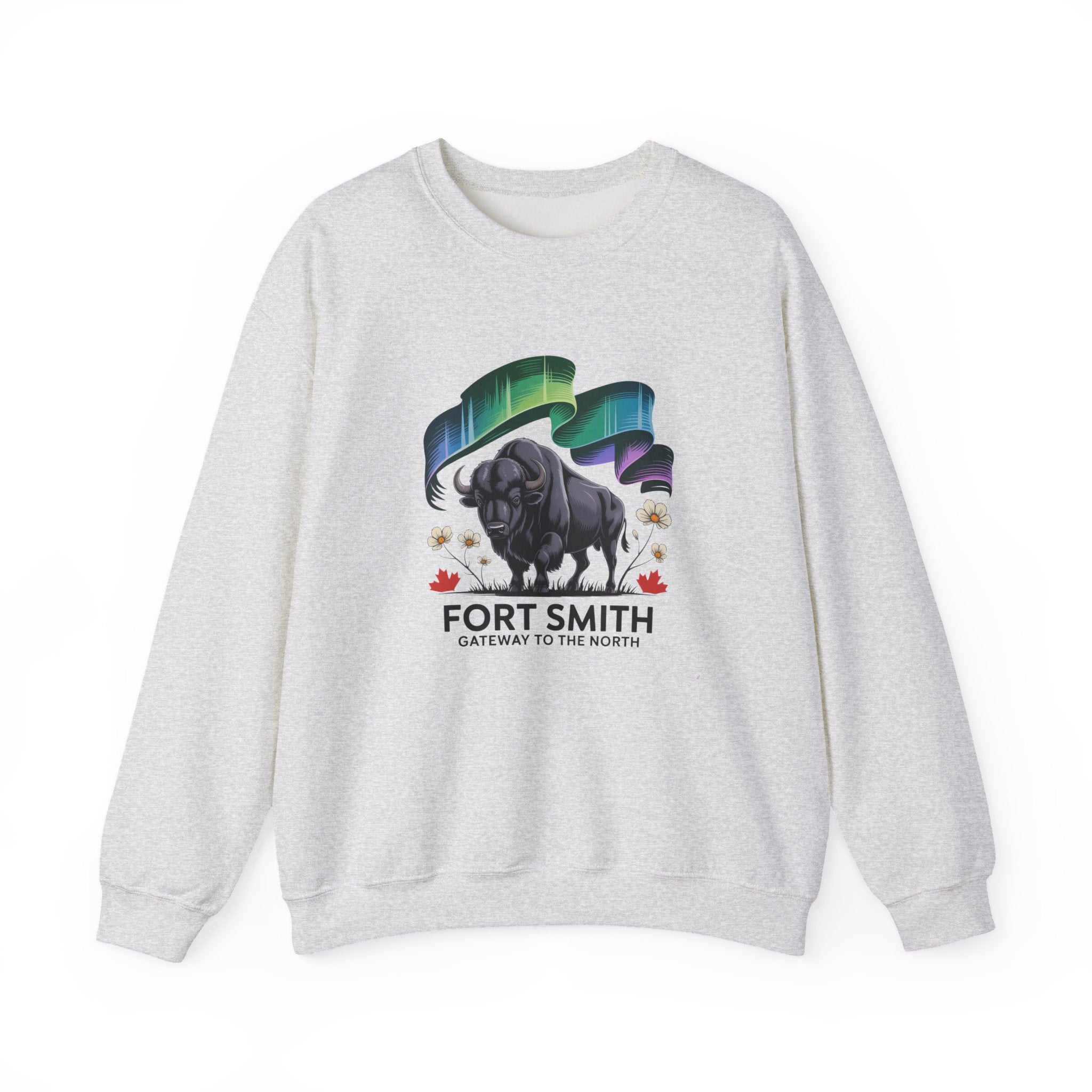 Fort Smith Northern Lights Bison Sweatshirt
