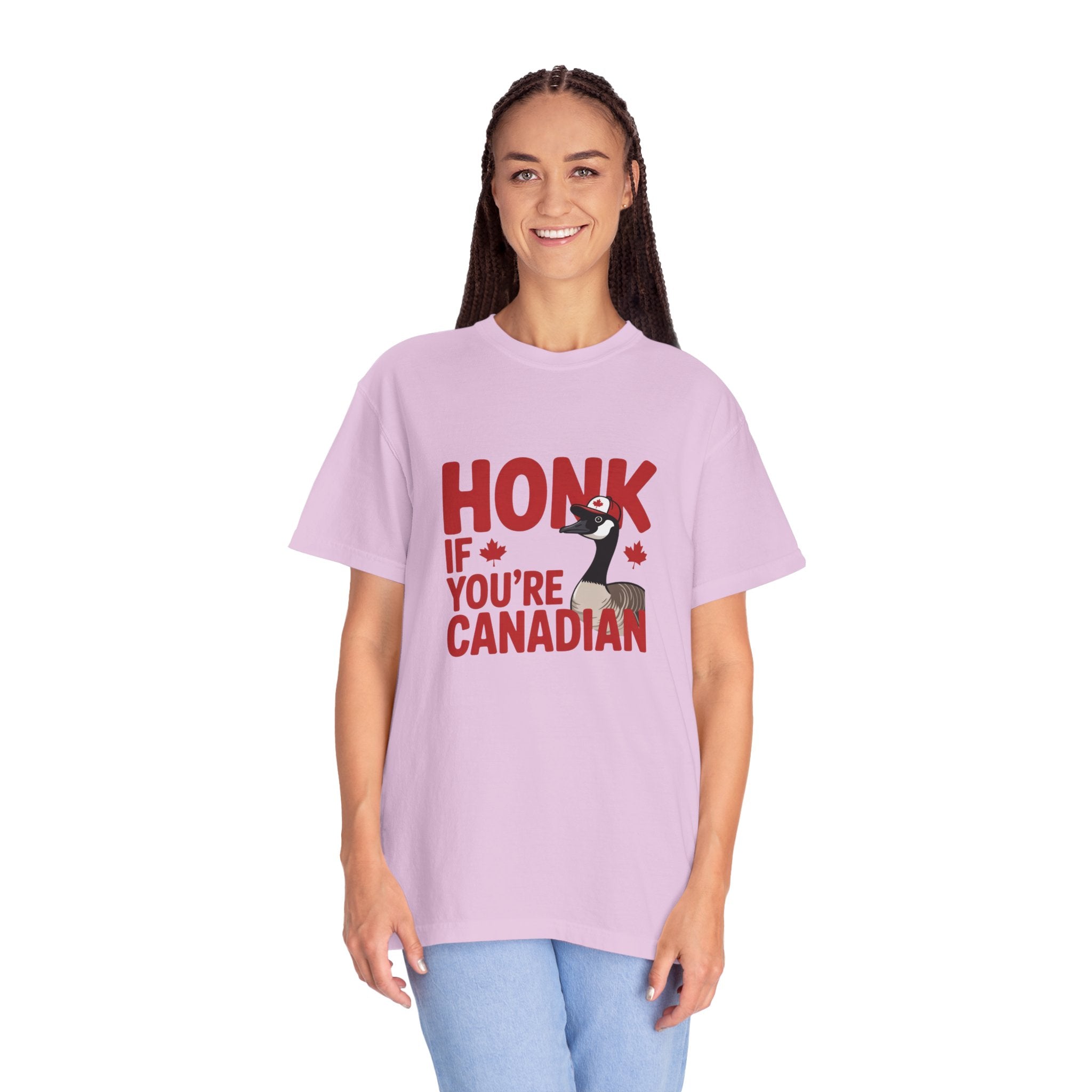 Honk If You’re Canadian T-Shirt — Funny Canada Goose Pride Tee