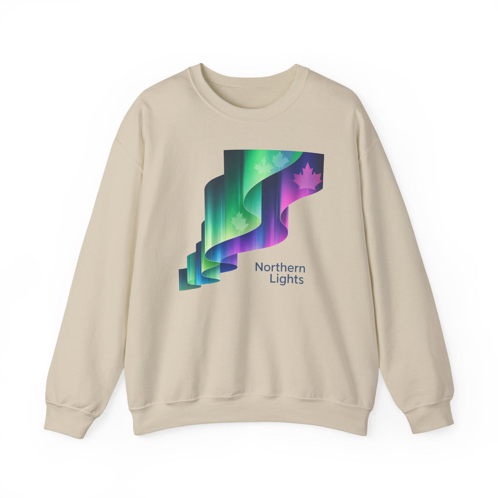 Northern Lights Crewneck Sweatshirt — Aurora Graphic Pullover