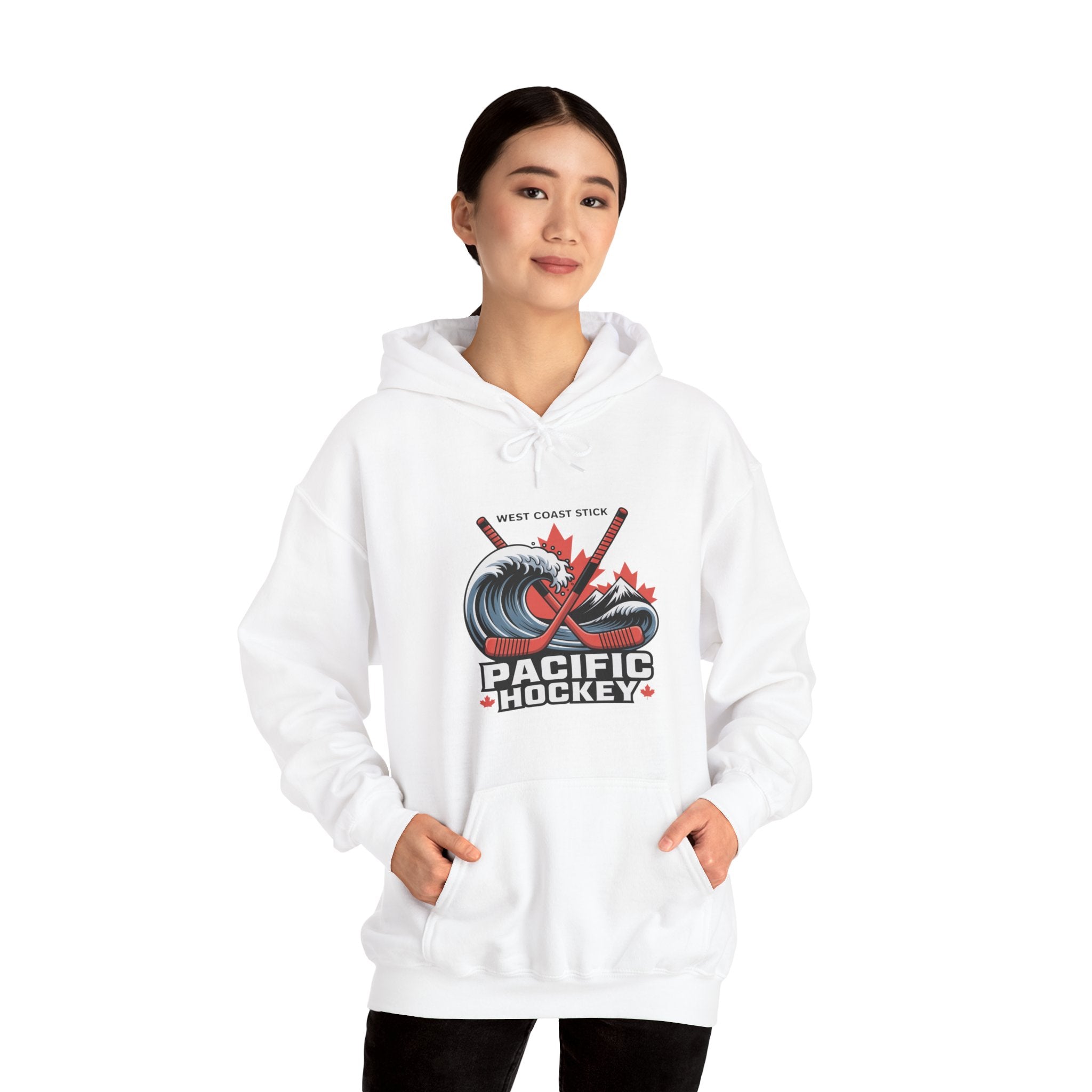 Pacific Hockey Hoodie — West Coast Waves Hockey Logo Pullover