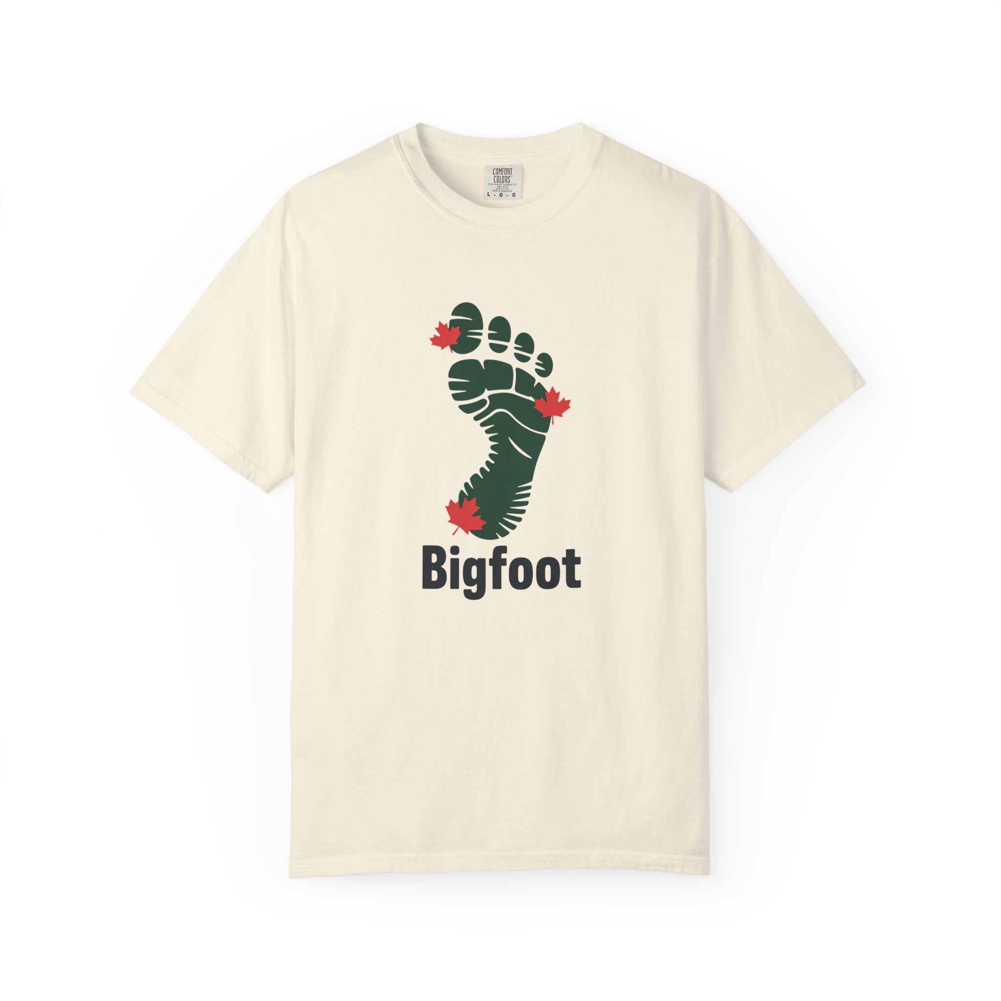 Bigfoot Footprint T-Shirt — Woodland Sasquatch Graphic Tee