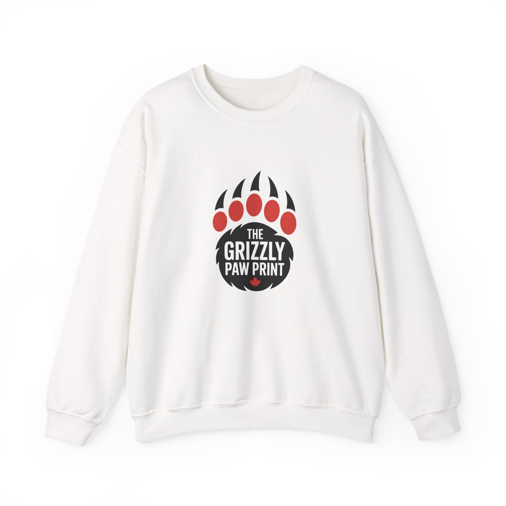The Grizzly Paw Print Logo Crewneck - Sweatshirt