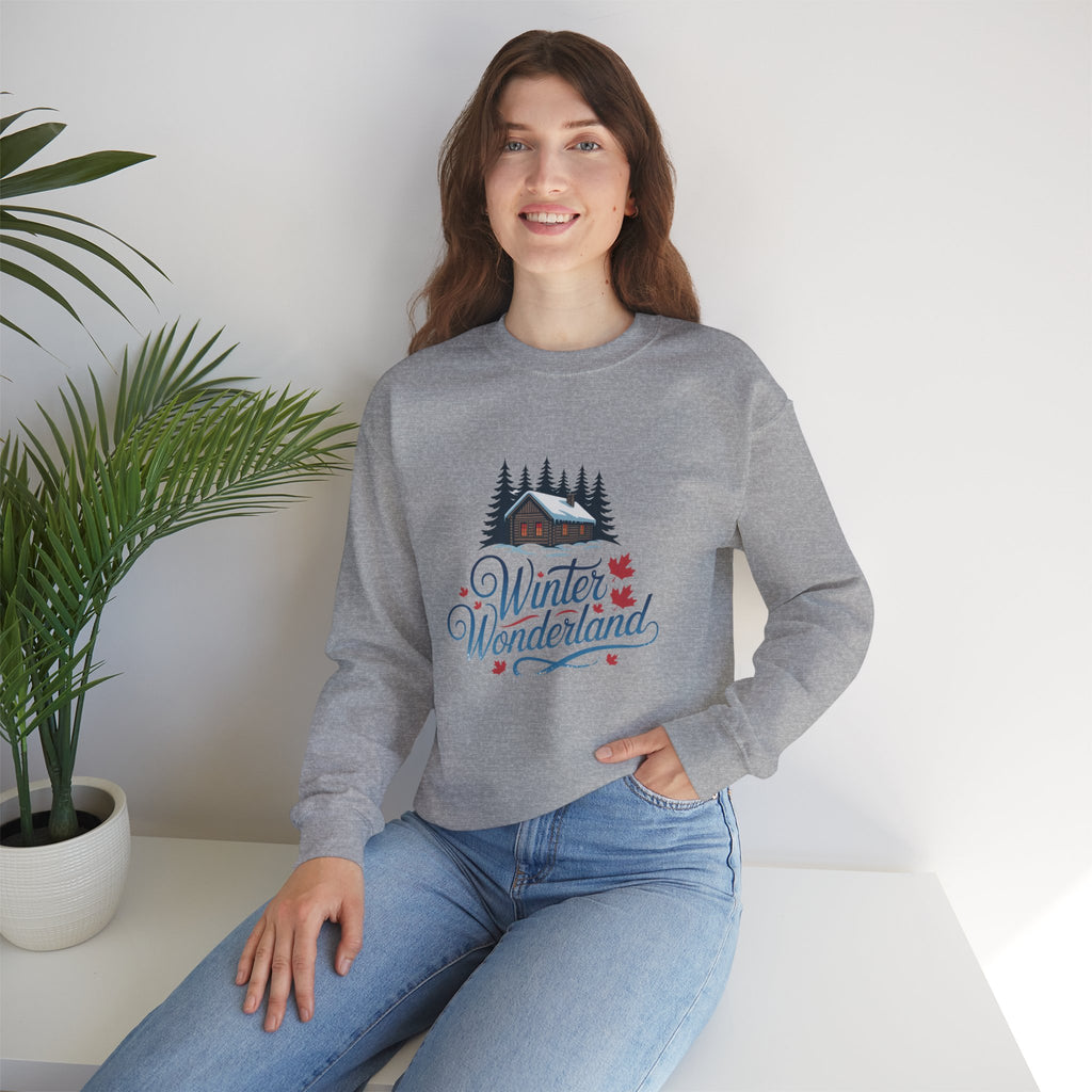 Winter Wonderland Sweatshirt — Cozy Cabin Holiday Crewneck