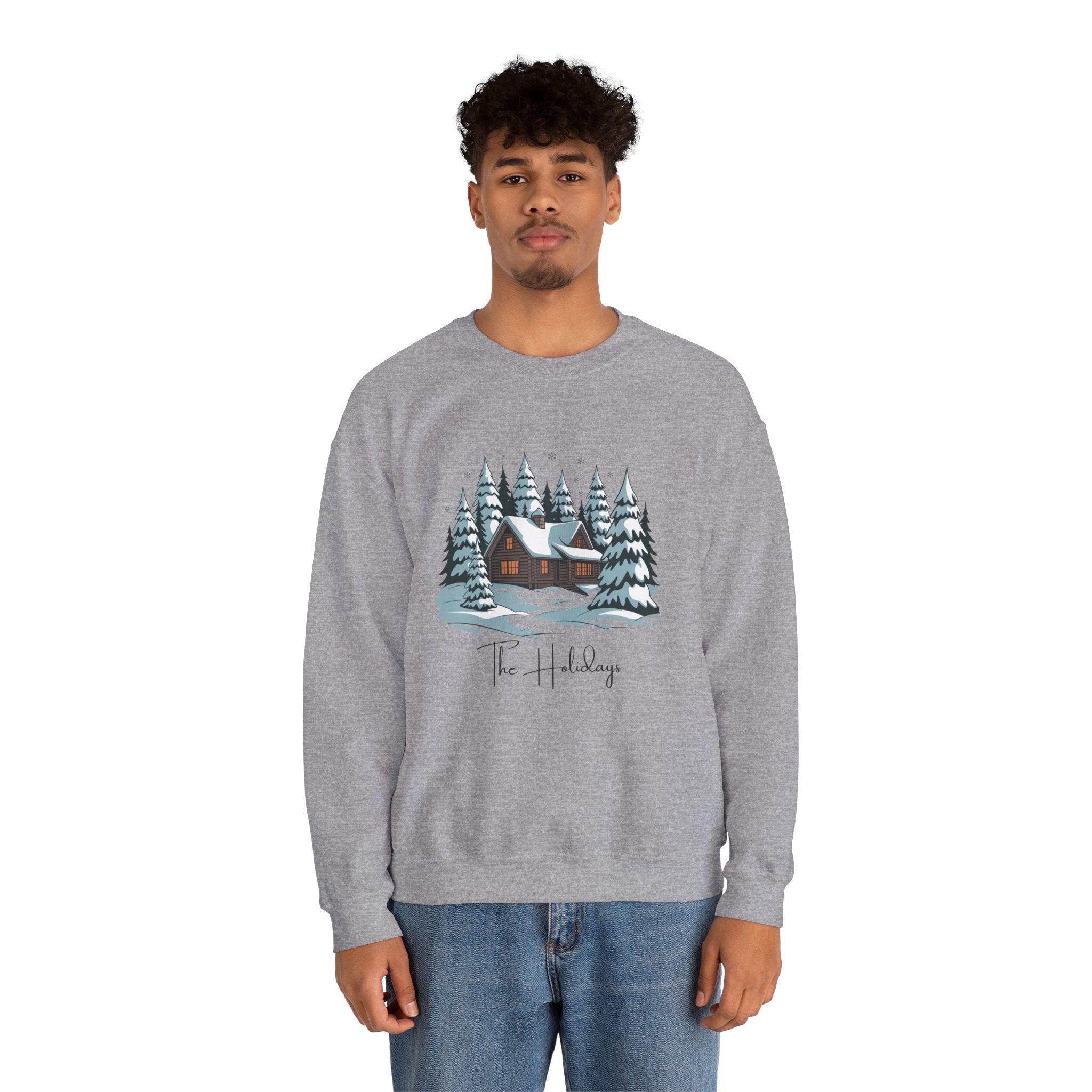 Holiday Cabin Sweatshirt — The Holidays Winter Crewneck