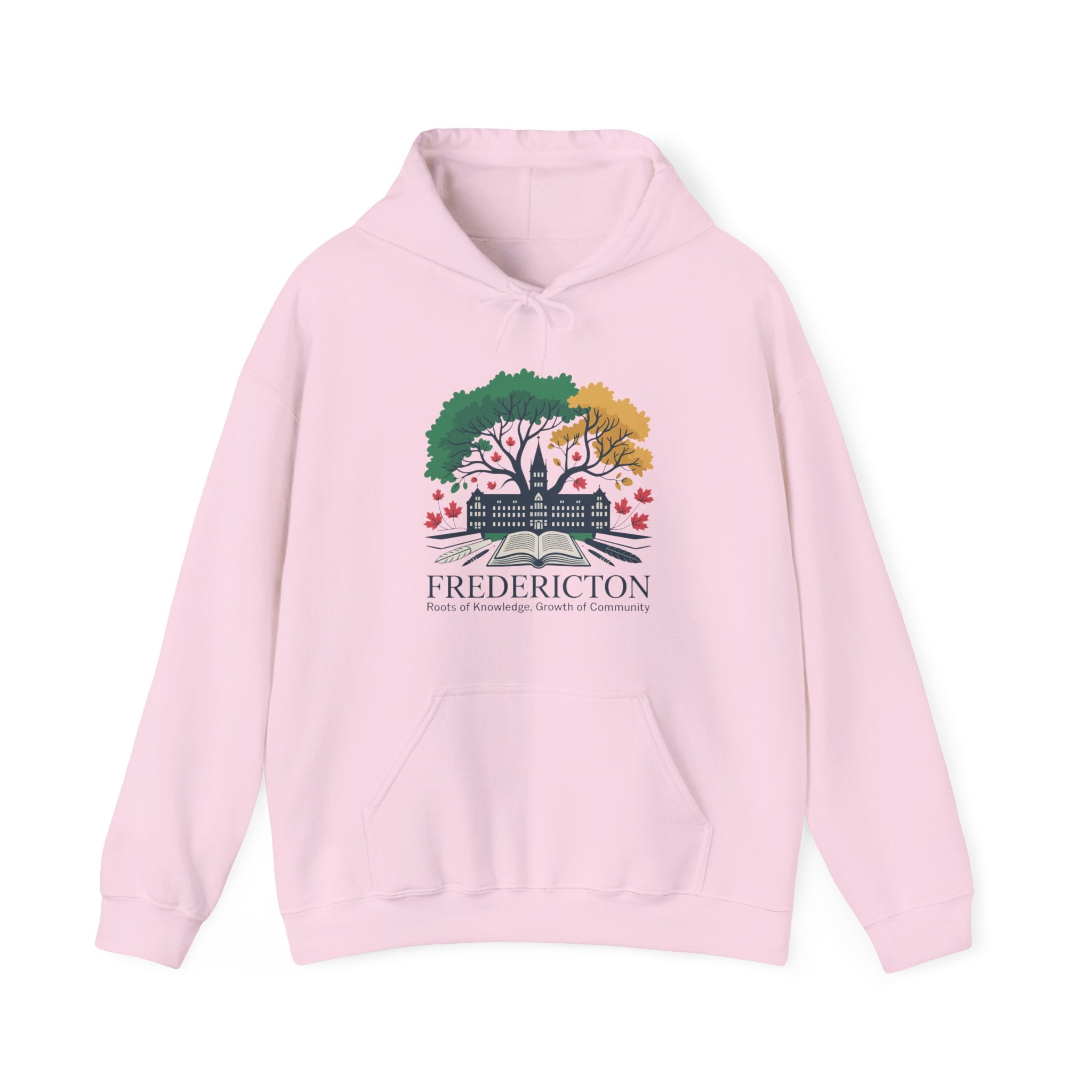 Fredericton Seasonal Tree Hoodie - Cityscape Autumn/Winter Sweatshirt