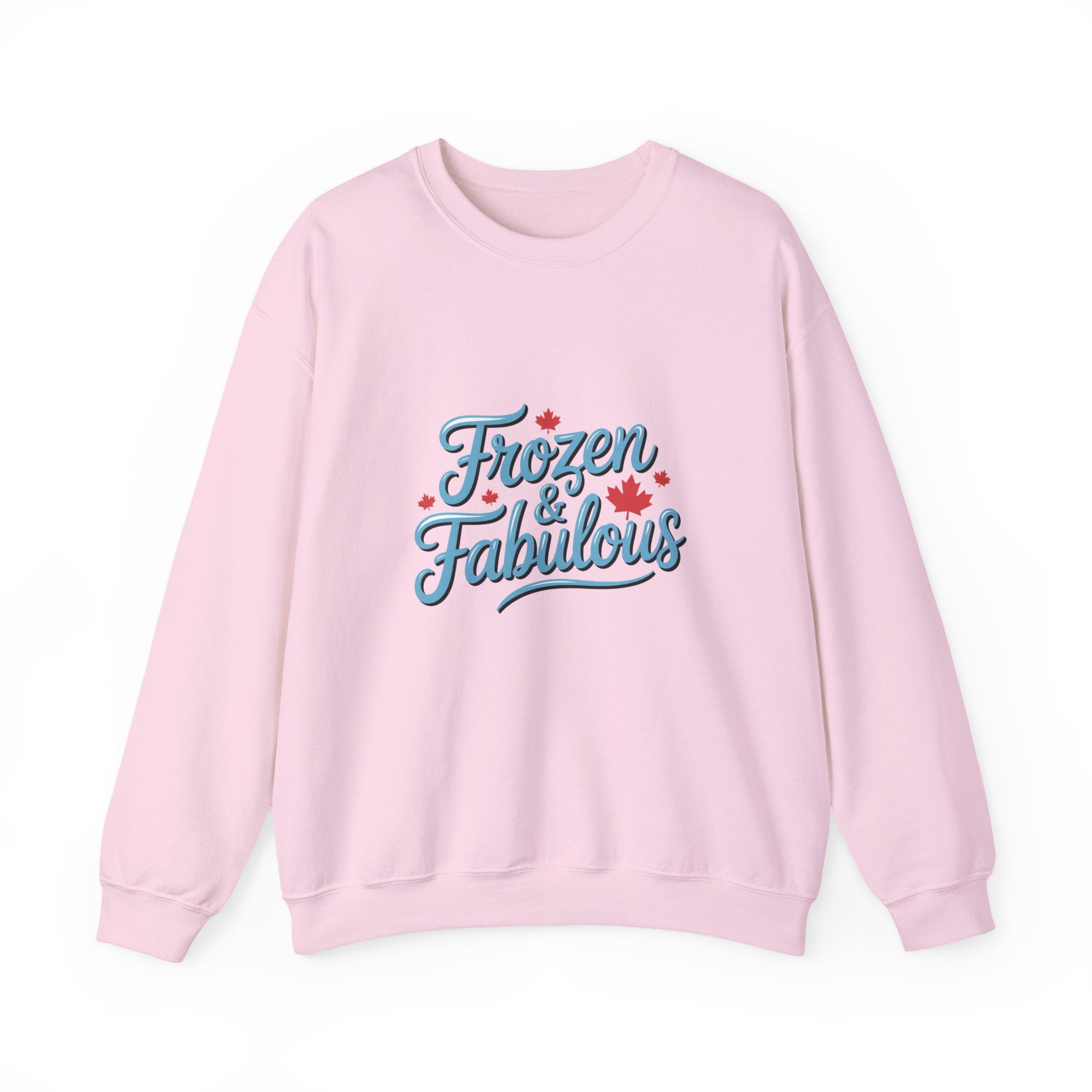 "Frozen & Fabulous" Cozy Winter Crewneck Sweatshirt