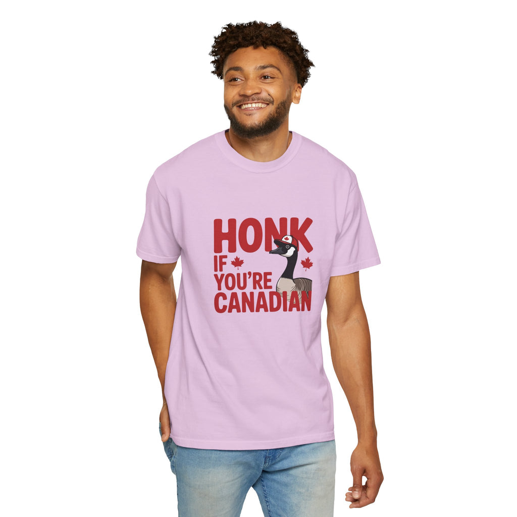 Honk If You’re Canadian T-Shirt — Funny Canada Goose Pride Tee