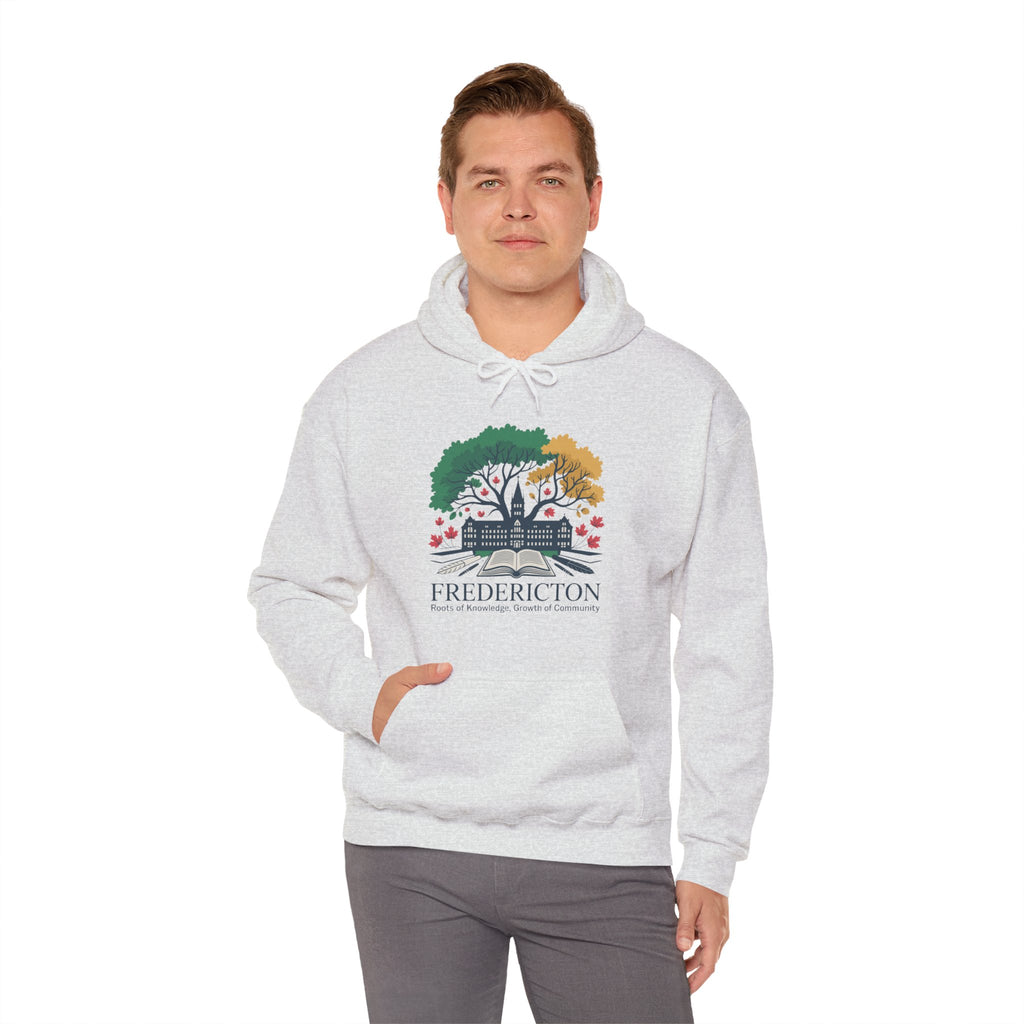 Fredericton Seasonal Tree Hoodie - Cityscape Autumn/Winter Sweatshirt