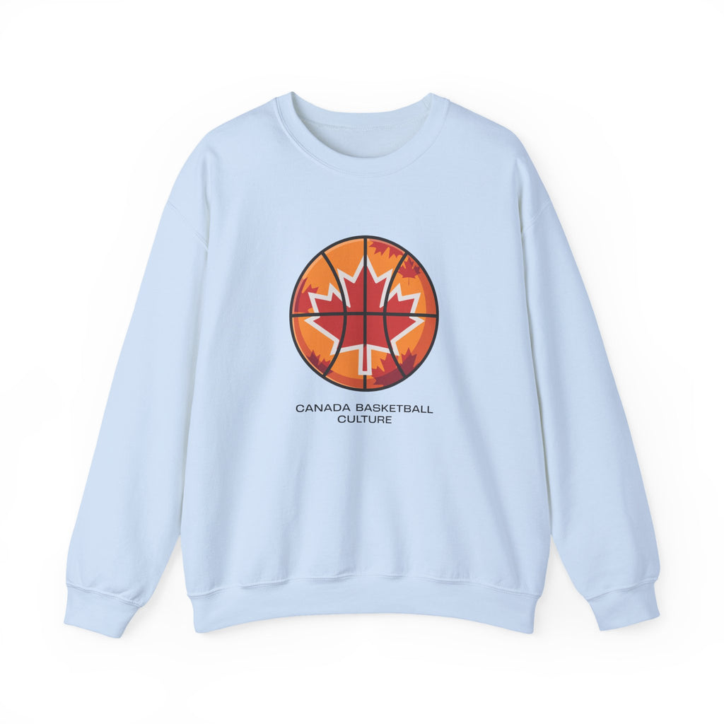 Canada Basketball Culture Sweatshirt — Maple Leaf Basketball Crewneck