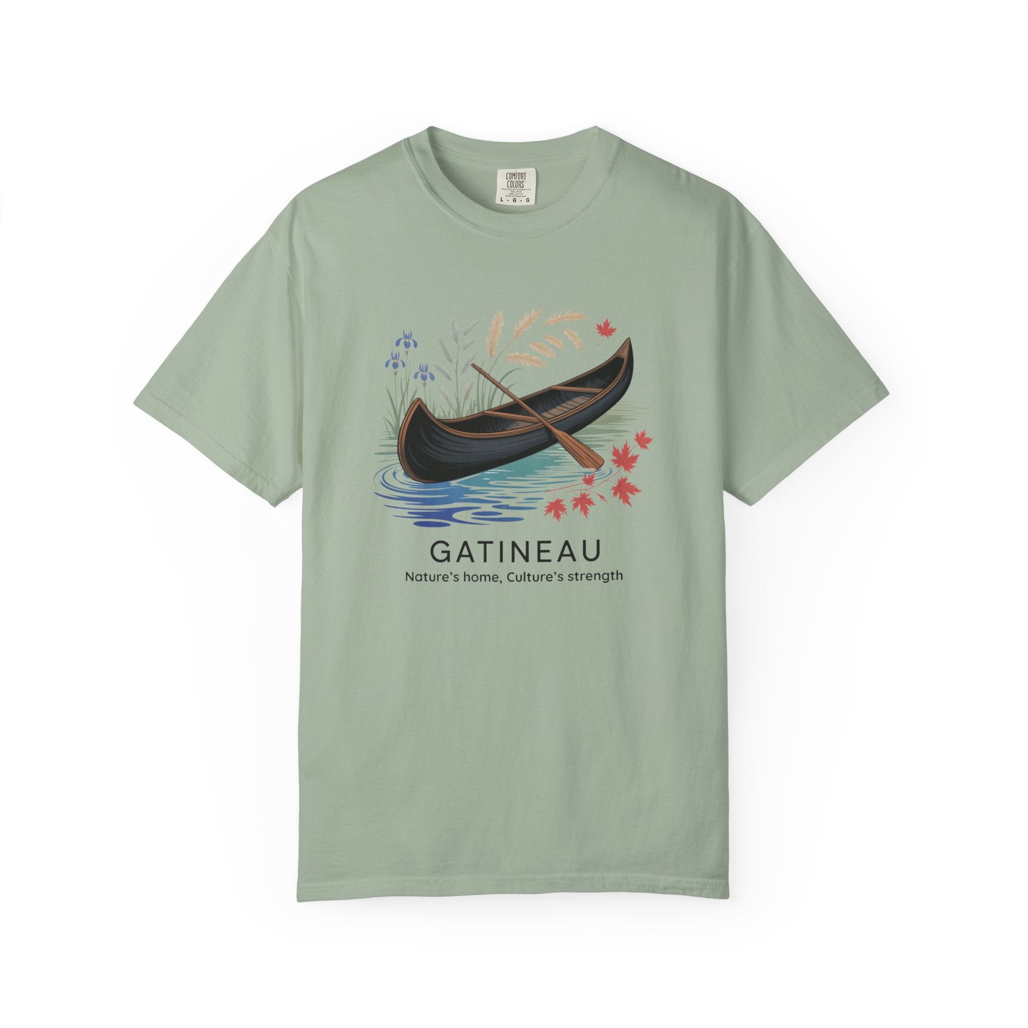Gatineau Canoe T‑Shirt — Scenic Vintage Canoe Graphic Tee