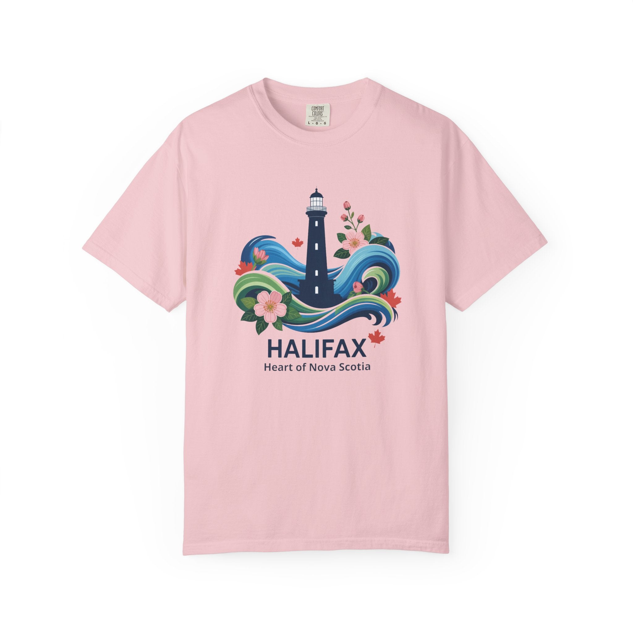Halifax Lighthouse Graphic T-Shirt — Coastal Nova Scotia Souvenir