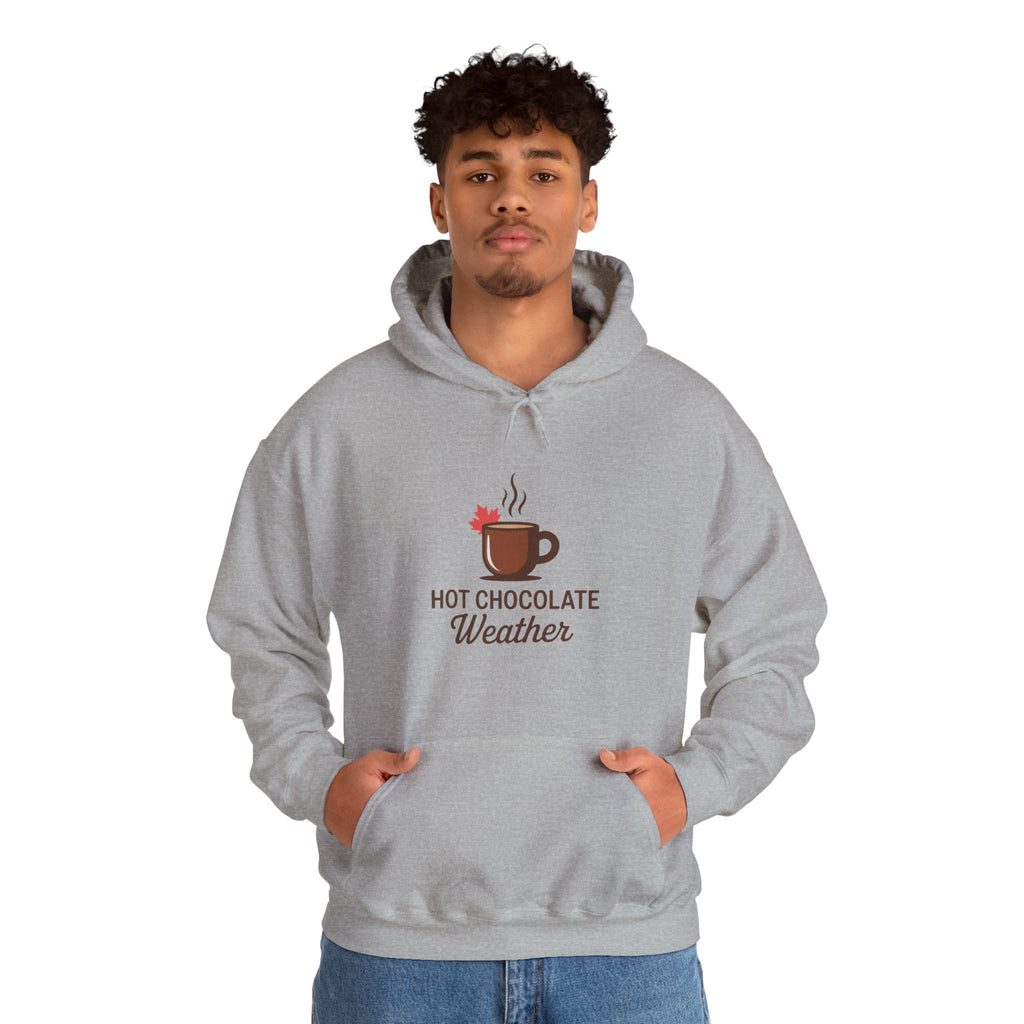 Hot Chocolate Weather Hoodie — Cozy Winter Cocoa Sweatshirt