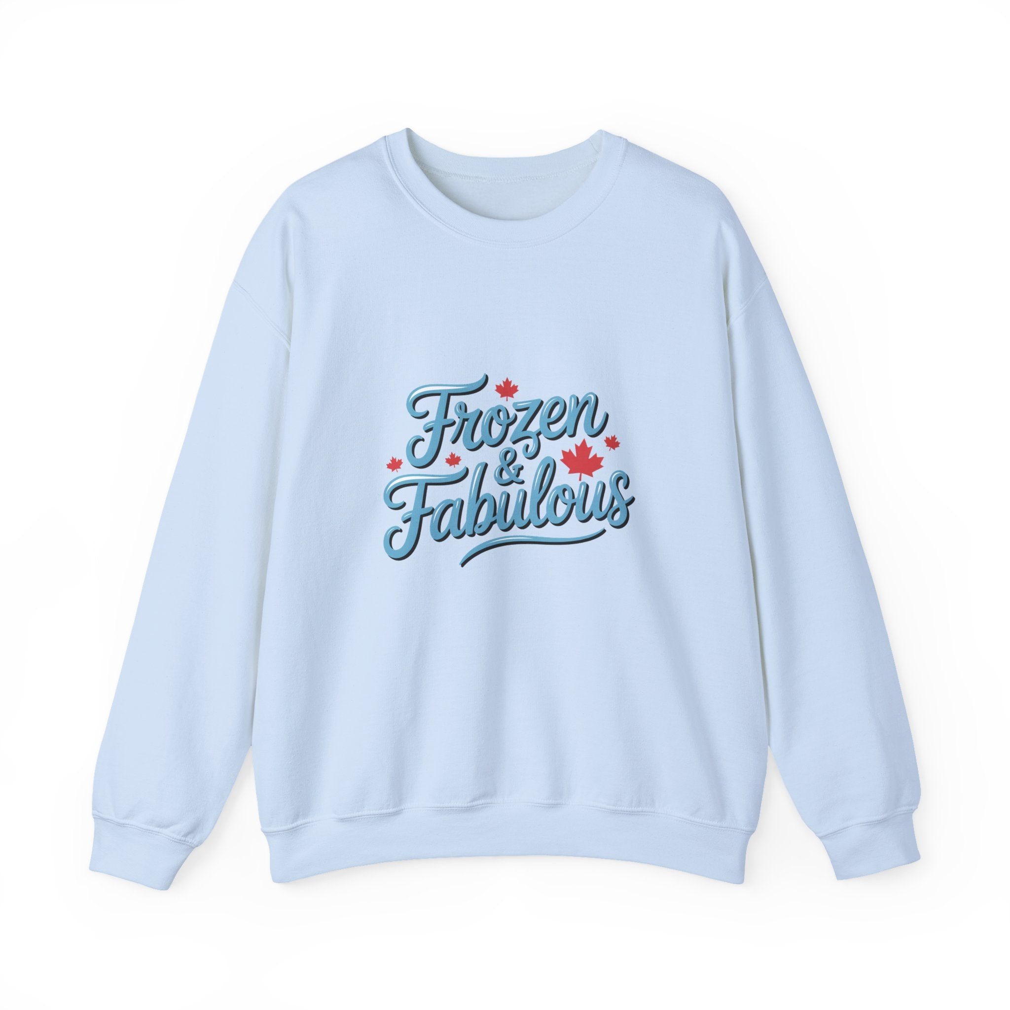"Frozen & Fabulous" Cozy Winter Crewneck Sweatshirt