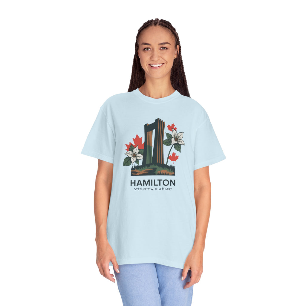 Hamilton Landmark Tee — 'Steel City with a Heart' Graphic T-Shirt