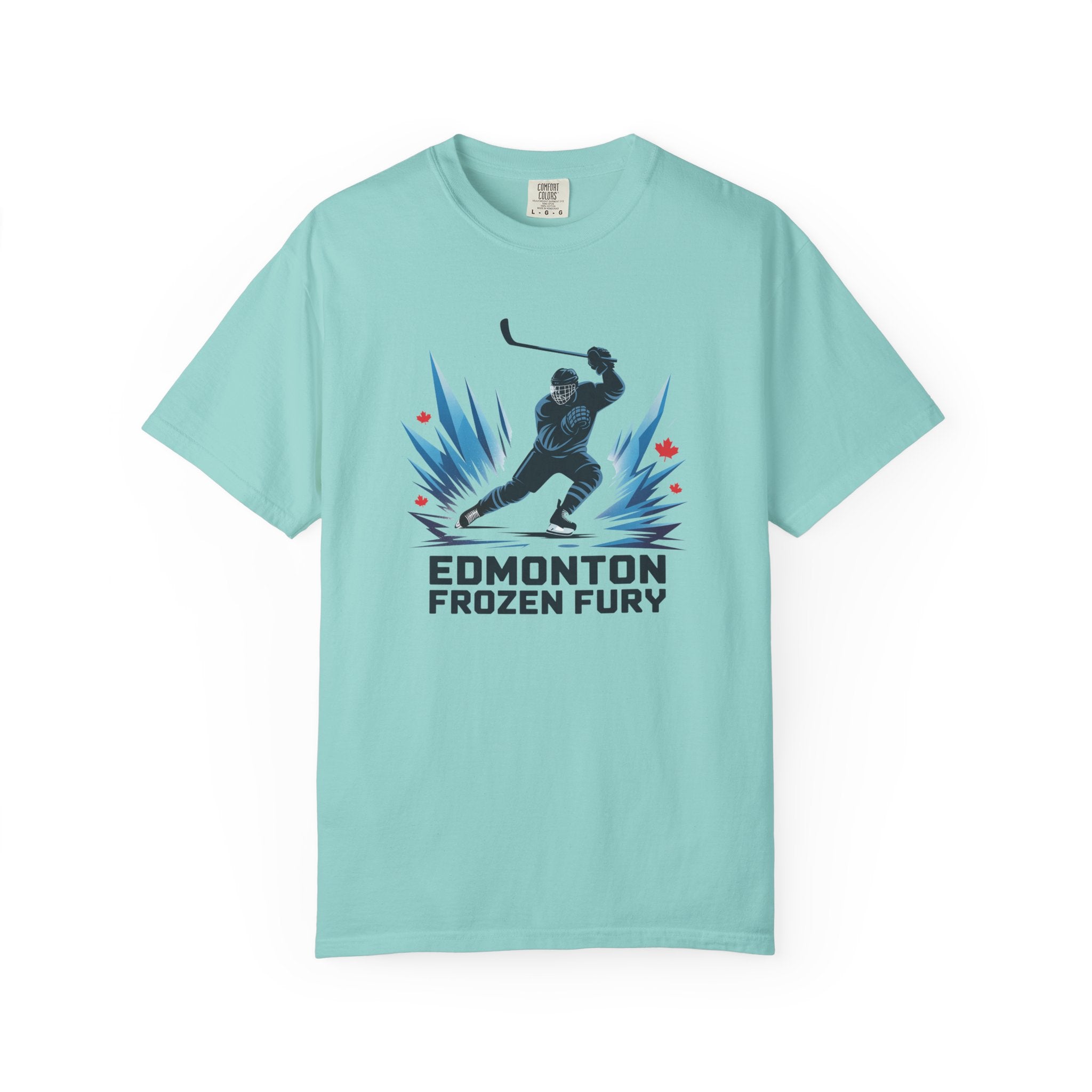 Edmonton Frozen Fury Hockey T-Shirt — Men's Ice Hockey Graphic Tee