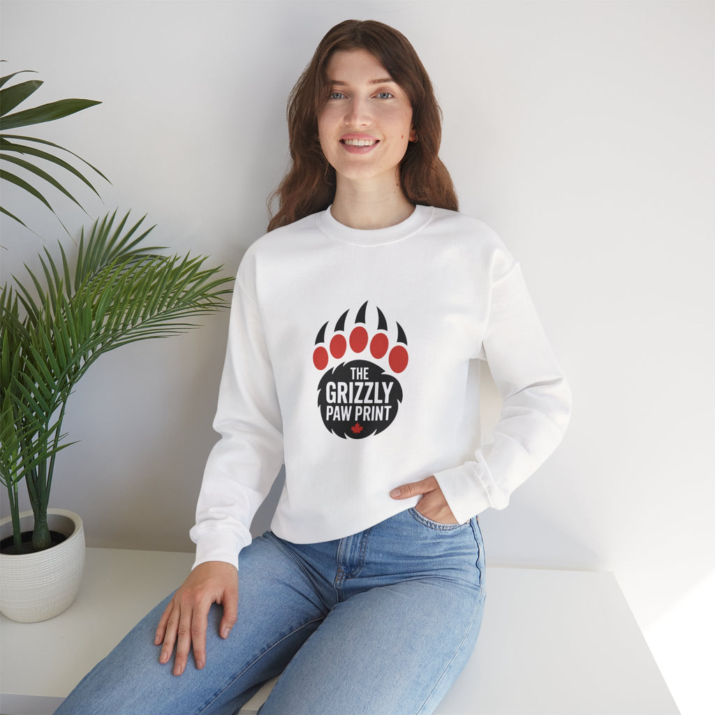 The Grizzly Paw Print Logo Crewneck - Sweatshirt