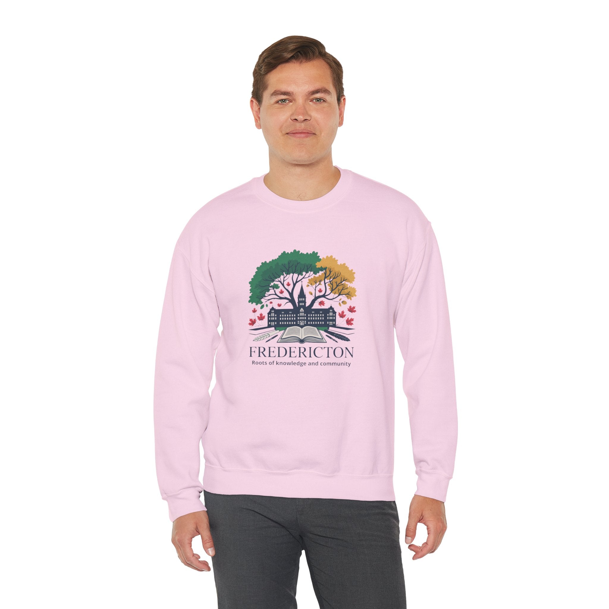 Fredericton Autumn Tree Crewneck Sweatshirt