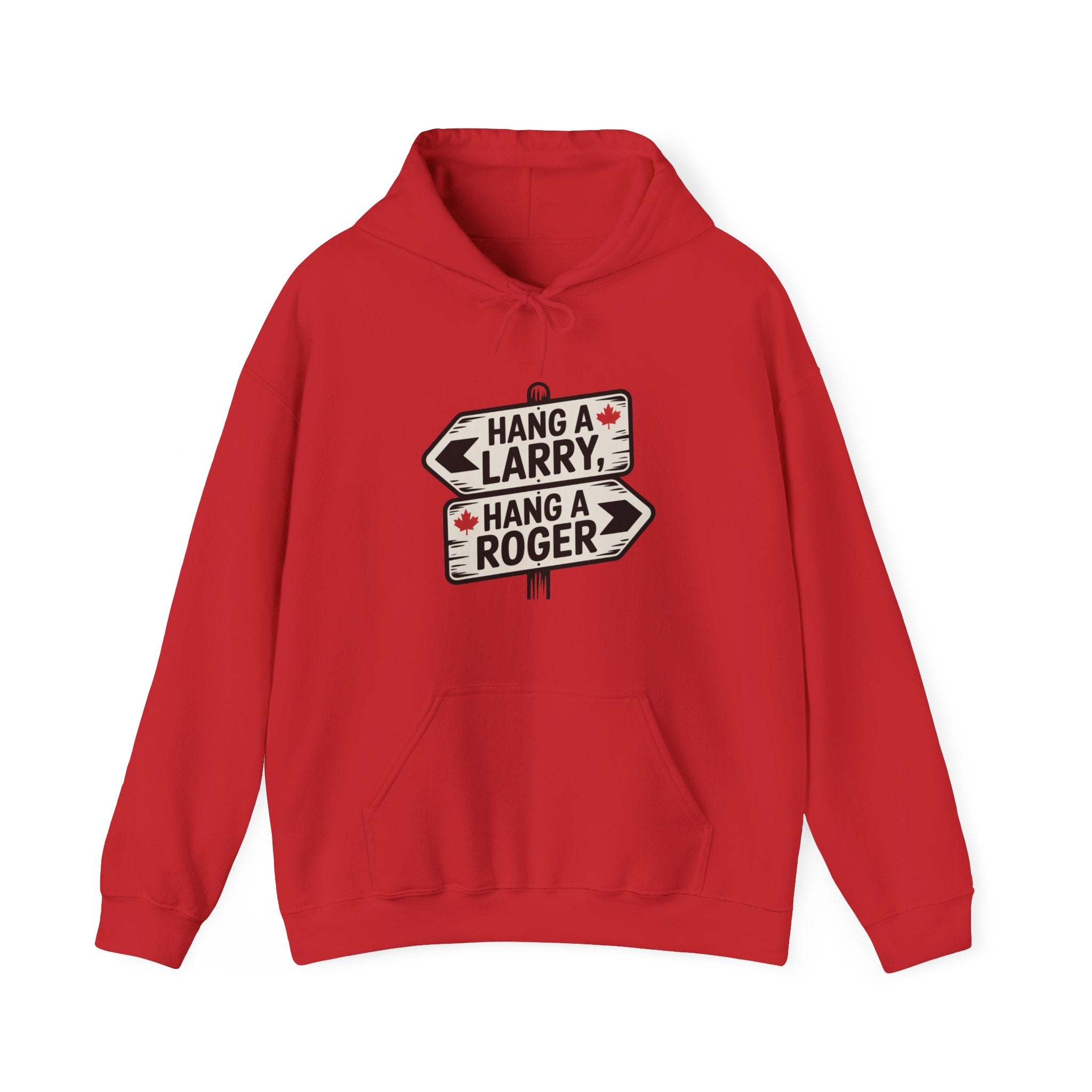 'Hang a Larry / Hang a Roger' Road Sign Graphic Hoodie