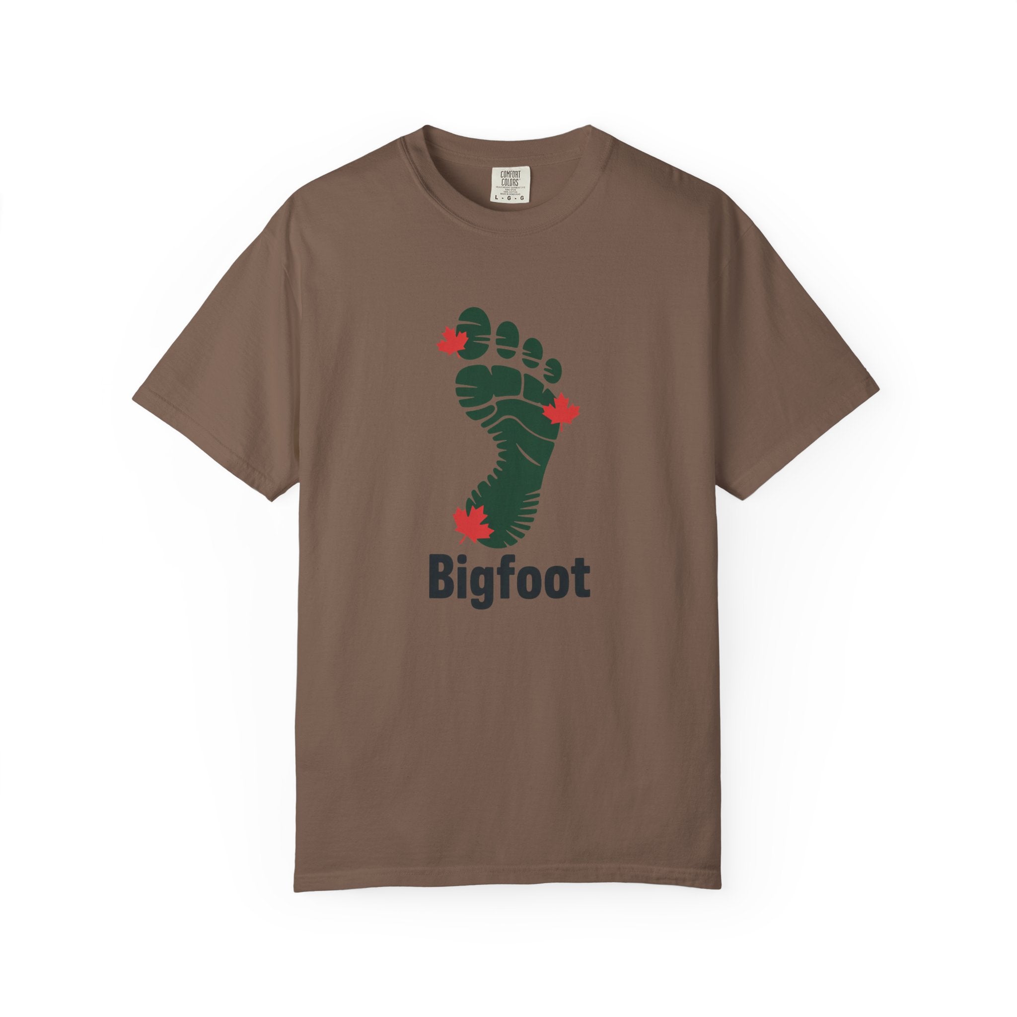 Bigfoot Footprint T-Shirt — Woodland Sasquatch Graphic Tee
