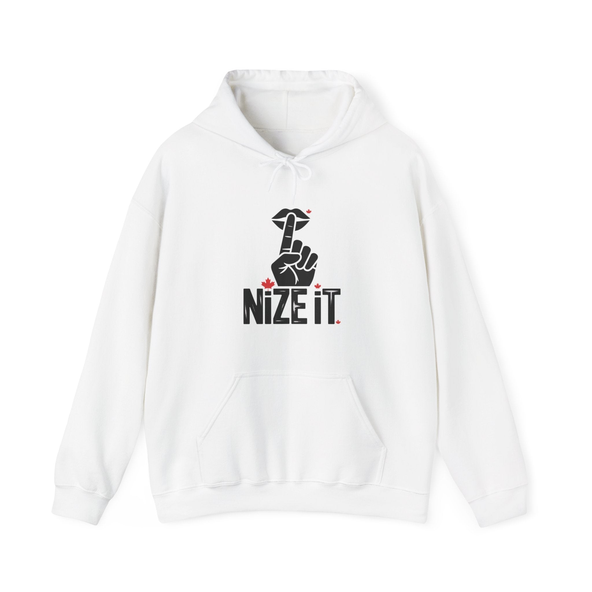 'NiZe iT' Peace Hand Graphic Pullover Hoodie