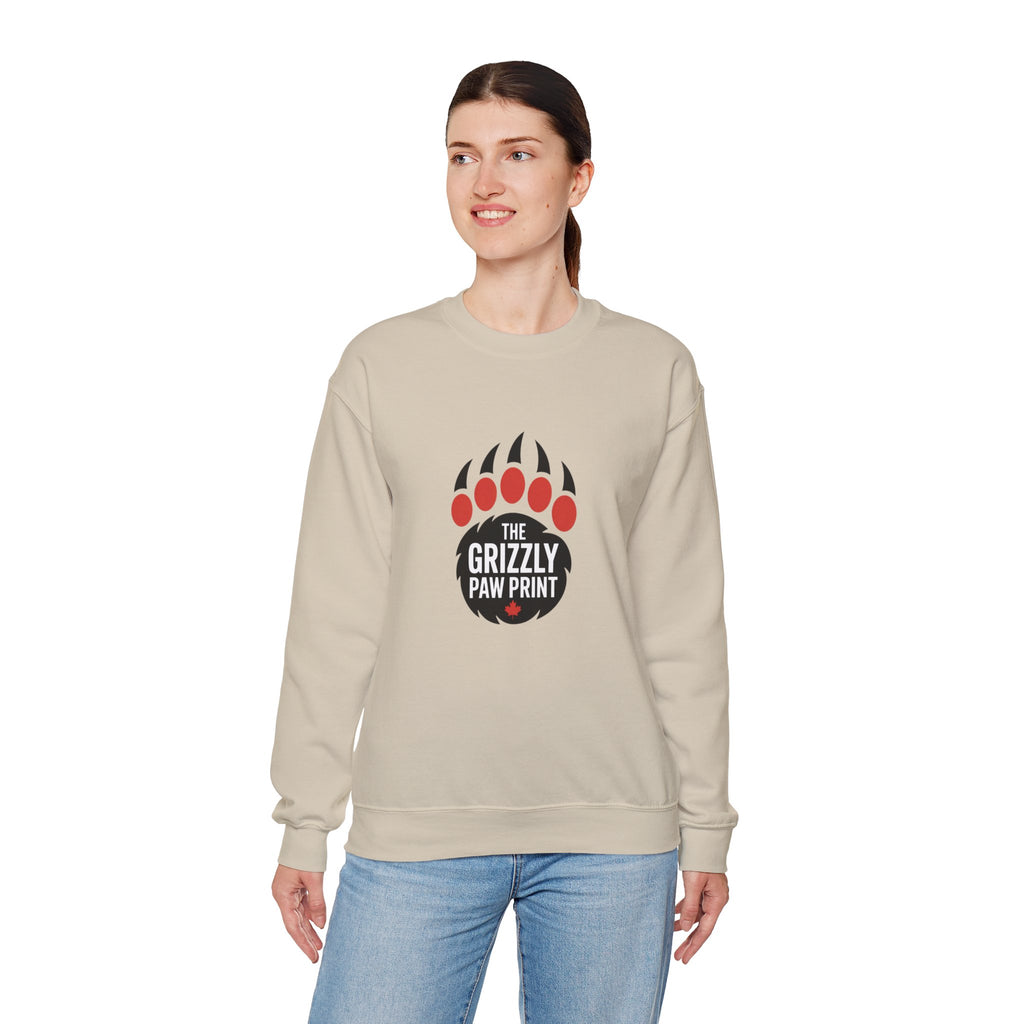 The Grizzly Paw Print Logo Crewneck - Sweatshirt