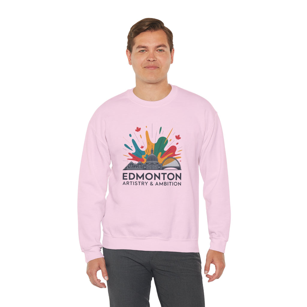 Edmonton Artistry & Ambition Crewneck Sweatshirt — City Arts Graphic Pullover