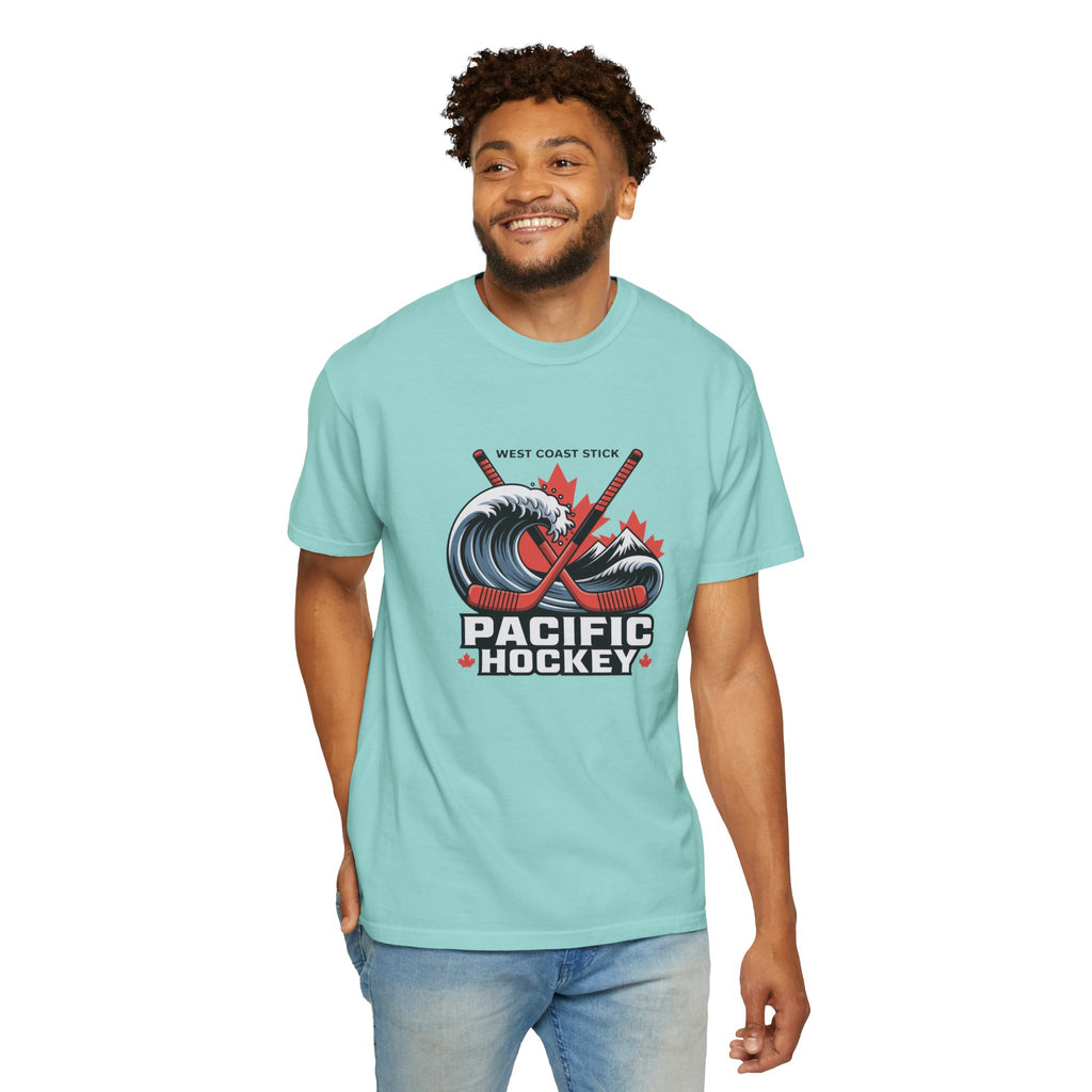 Pacific Hockey T‑Shirt — West Coast Wave & Maple Leafs Hockey Tee