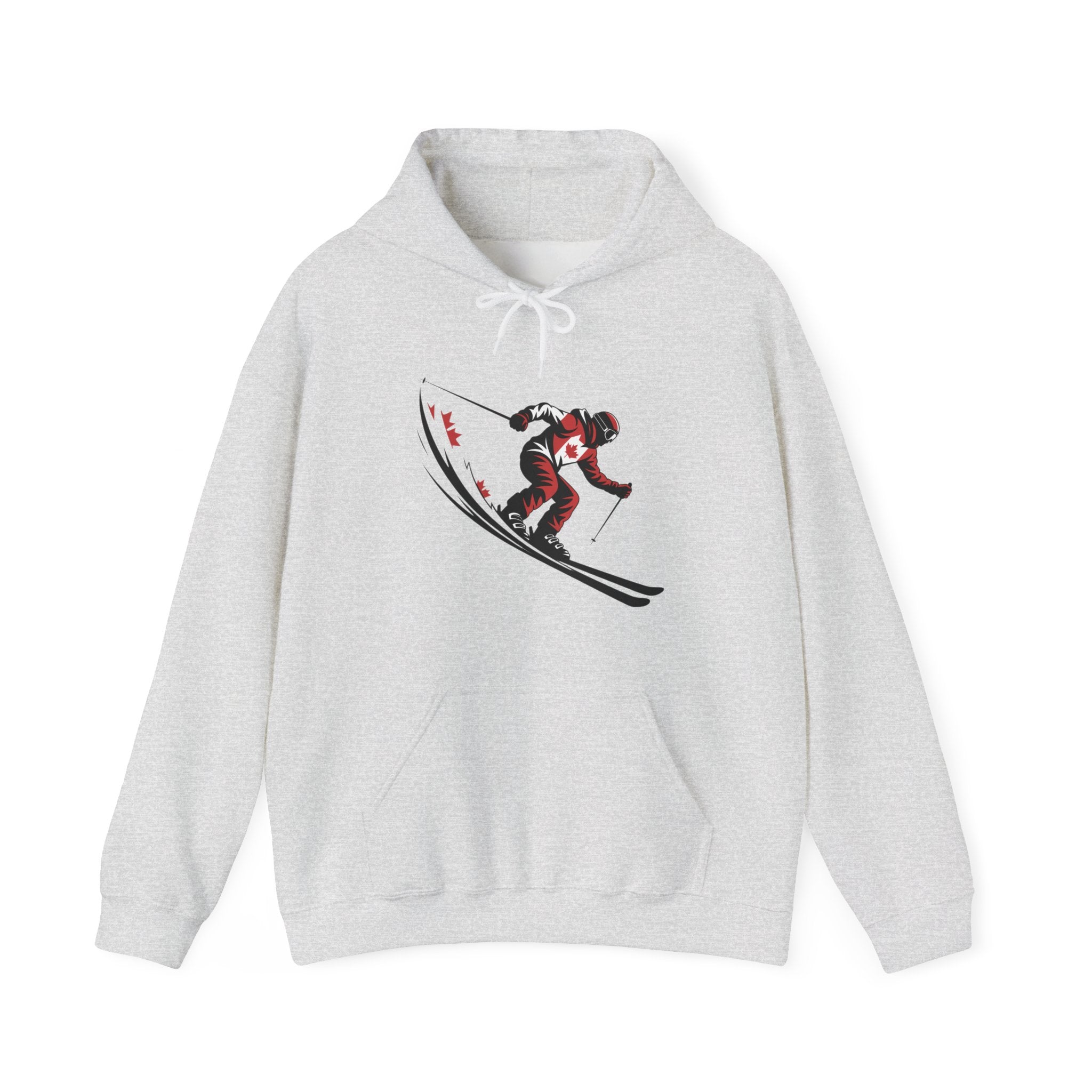 Ski Racer Hoodie – Retro Alpine Skier Graphic Sweatshirt