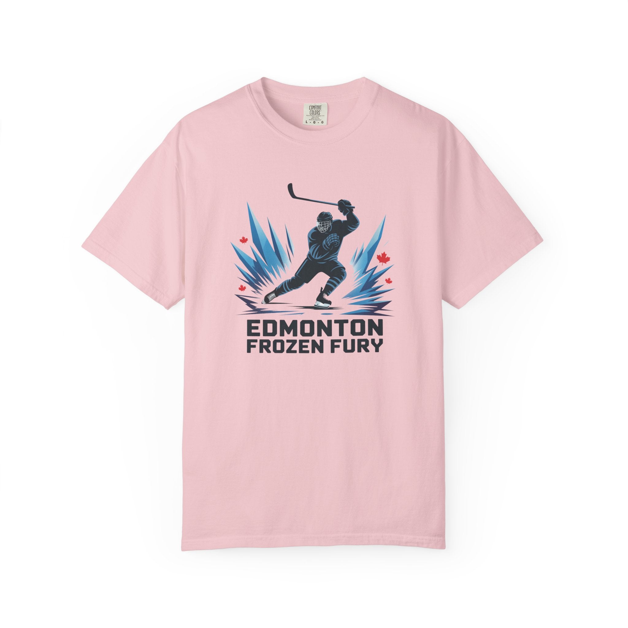 Edmonton Frozen Fury Hockey T-Shirt — Men's Ice Hockey Graphic Tee