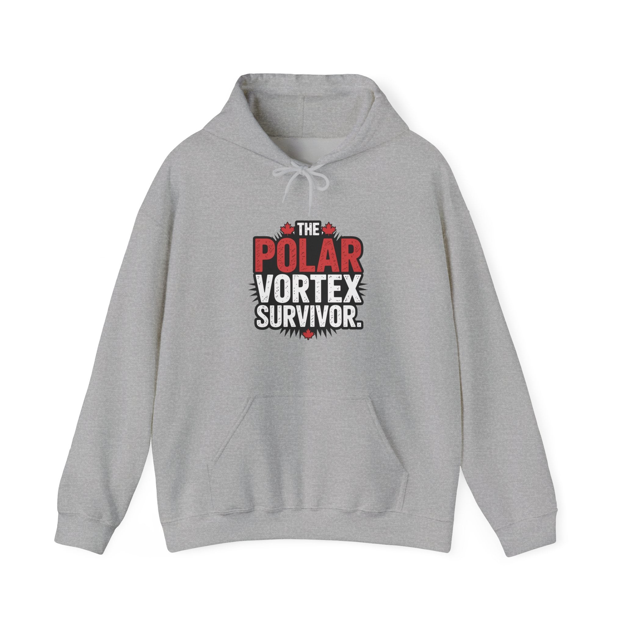 Polar Vortex Survivor Hoodie — Funny Cold Weather Sweatshirt