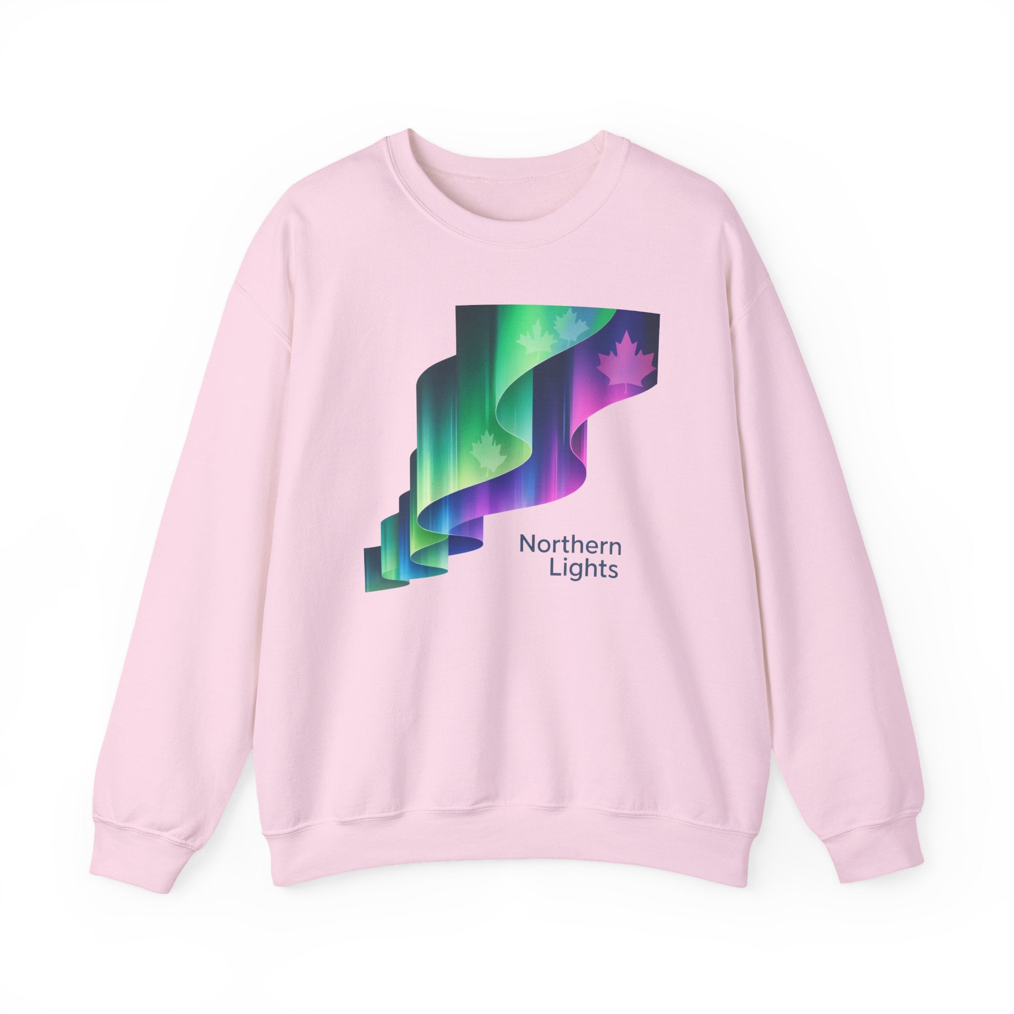 Northern Lights Crewneck Sweatshirt — Aurora Graphic Pullover