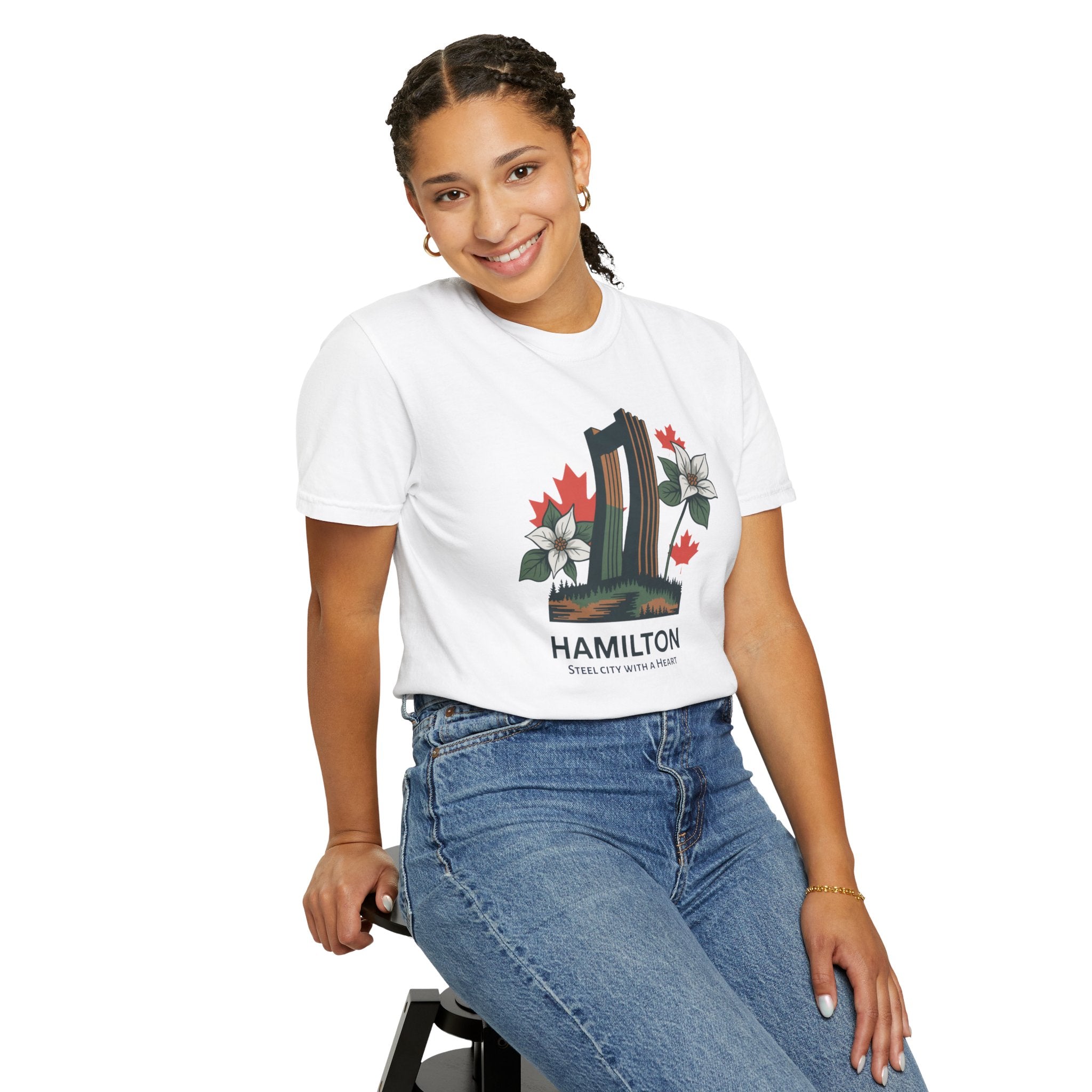 Hamilton Landmark Tee — 'Steel City with a Heart' Graphic T-Shirt