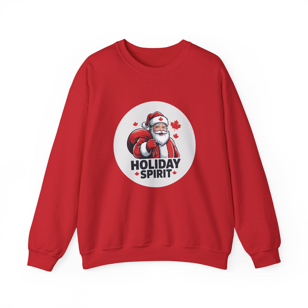 Holiday Spirit Sweatshirt — Santa Claus Christmas Crewneck