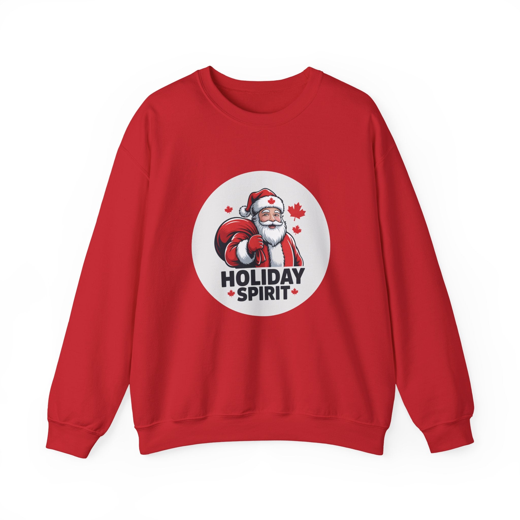 Holiday Spirit Sweatshirt — Santa Claus Christmas Crewneck